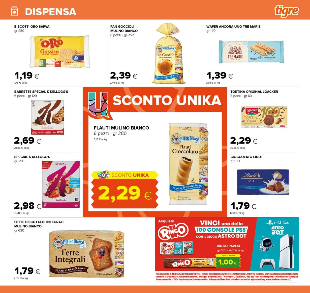 Volantino Oasi Tigre 22.10.2025 - 05.11.2025