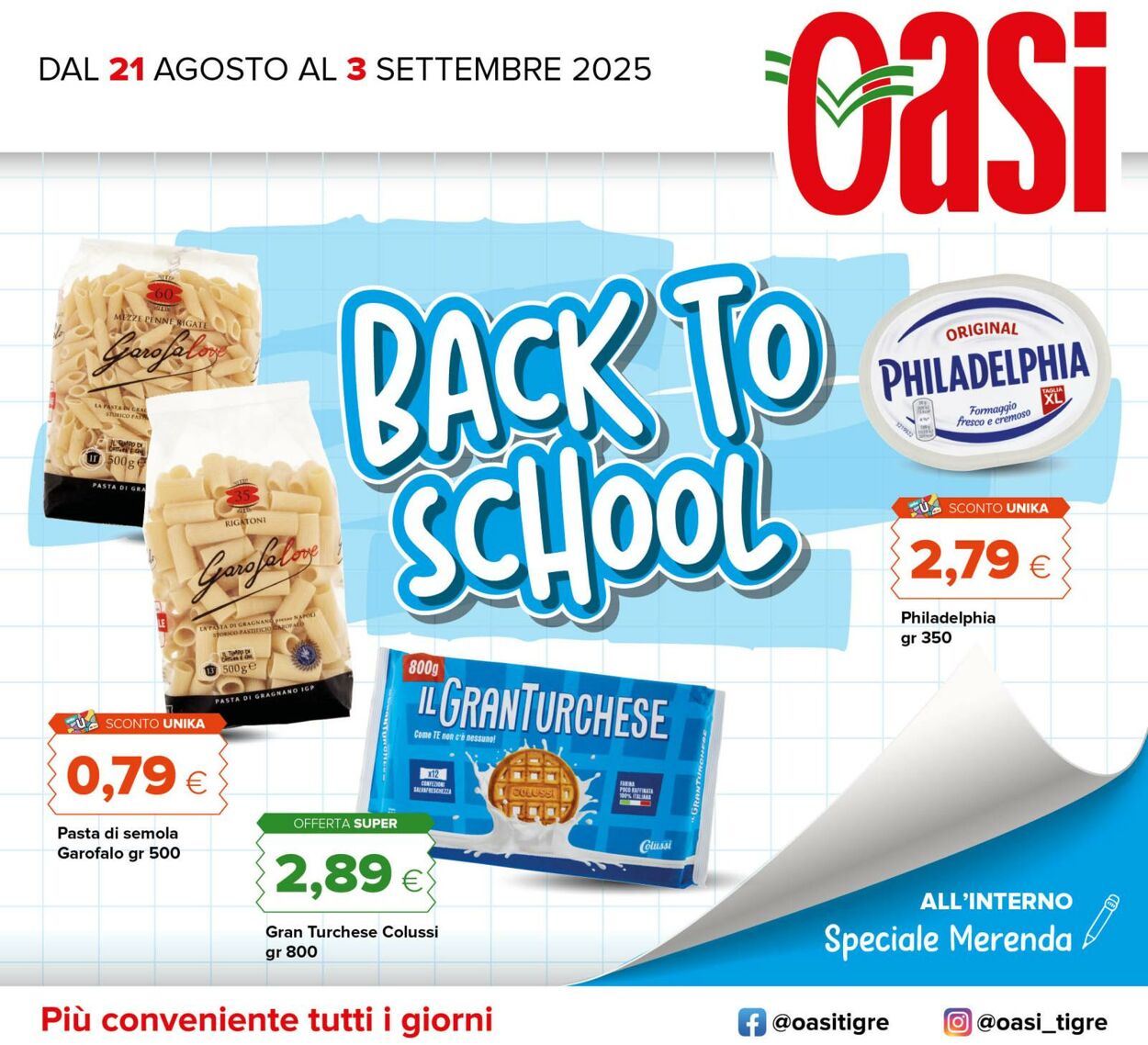 Volantino Oasi Tigre 21.08.2025 - 03.09.2025