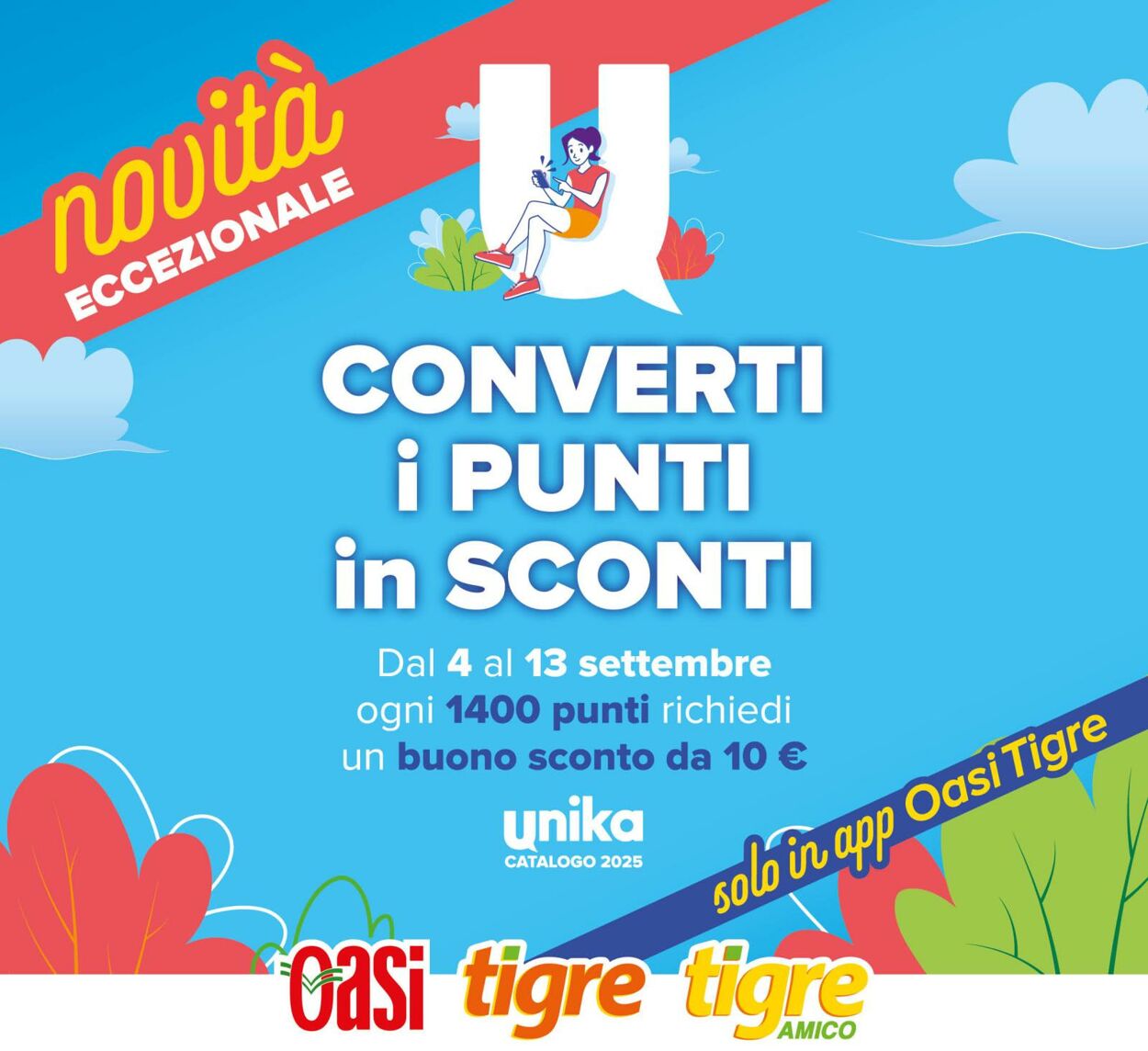 Volantino Oasi Tigre 04.09.2025 - 13.09.2025