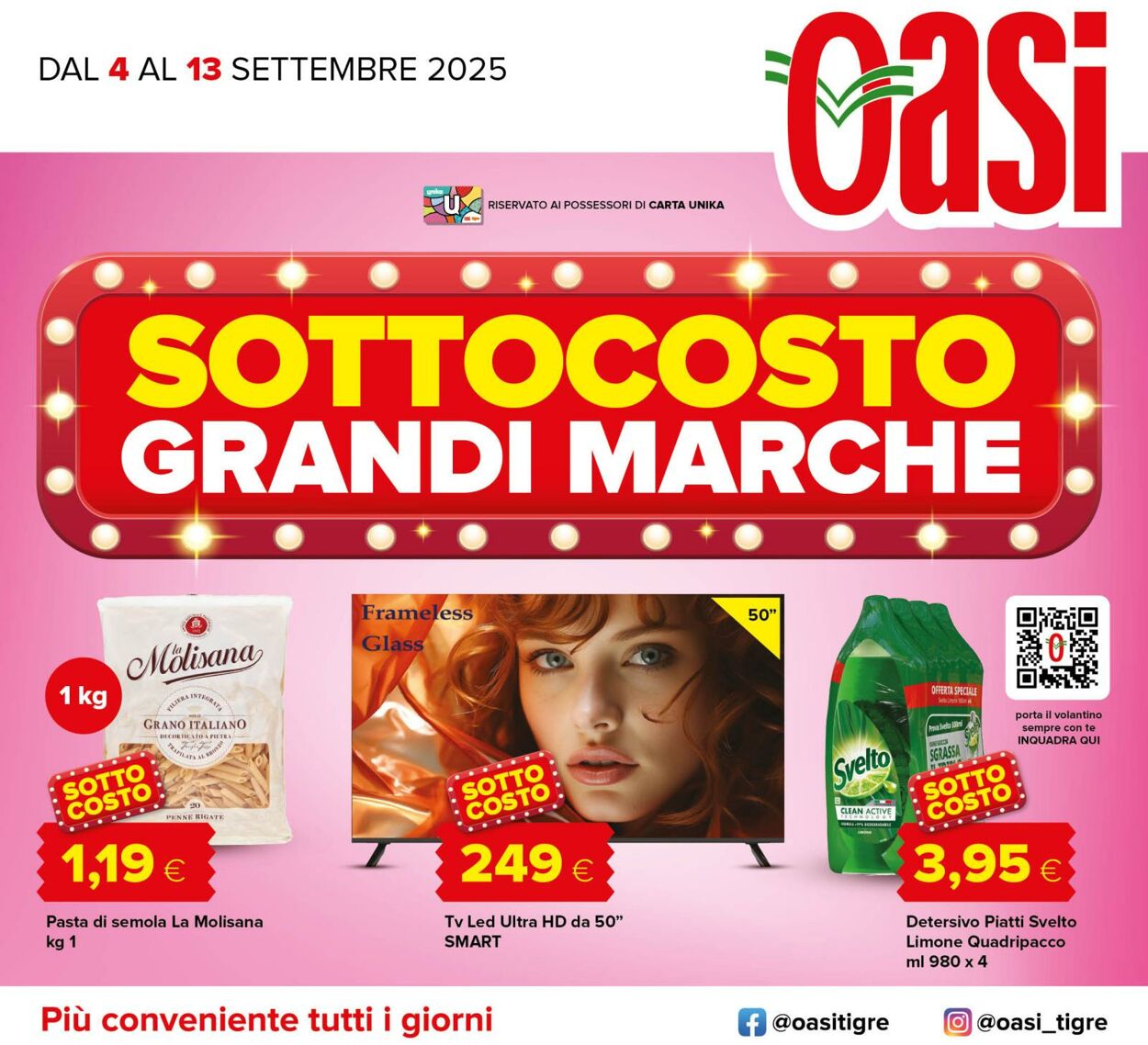 Volantino Oasi Tigre 04.09.2025 - 13.09.2025