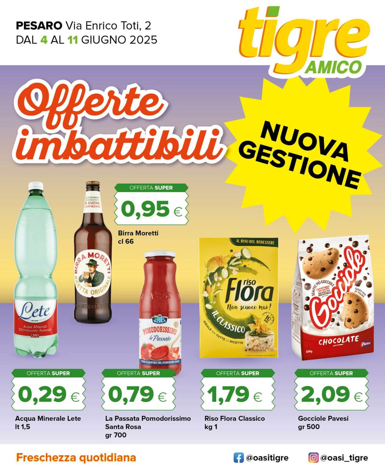 Volantino Oasi Tigre 03.06.2025 - 11.06.2025