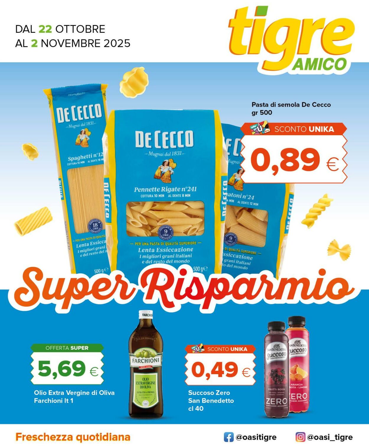 Volantino Oasi Tigre 21.10.2025 - 02.11.2025
