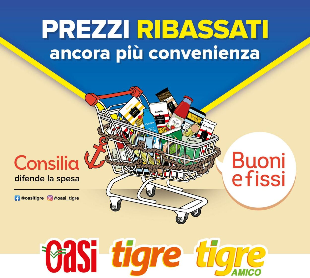 Oasi Tigre Volantini promozionali