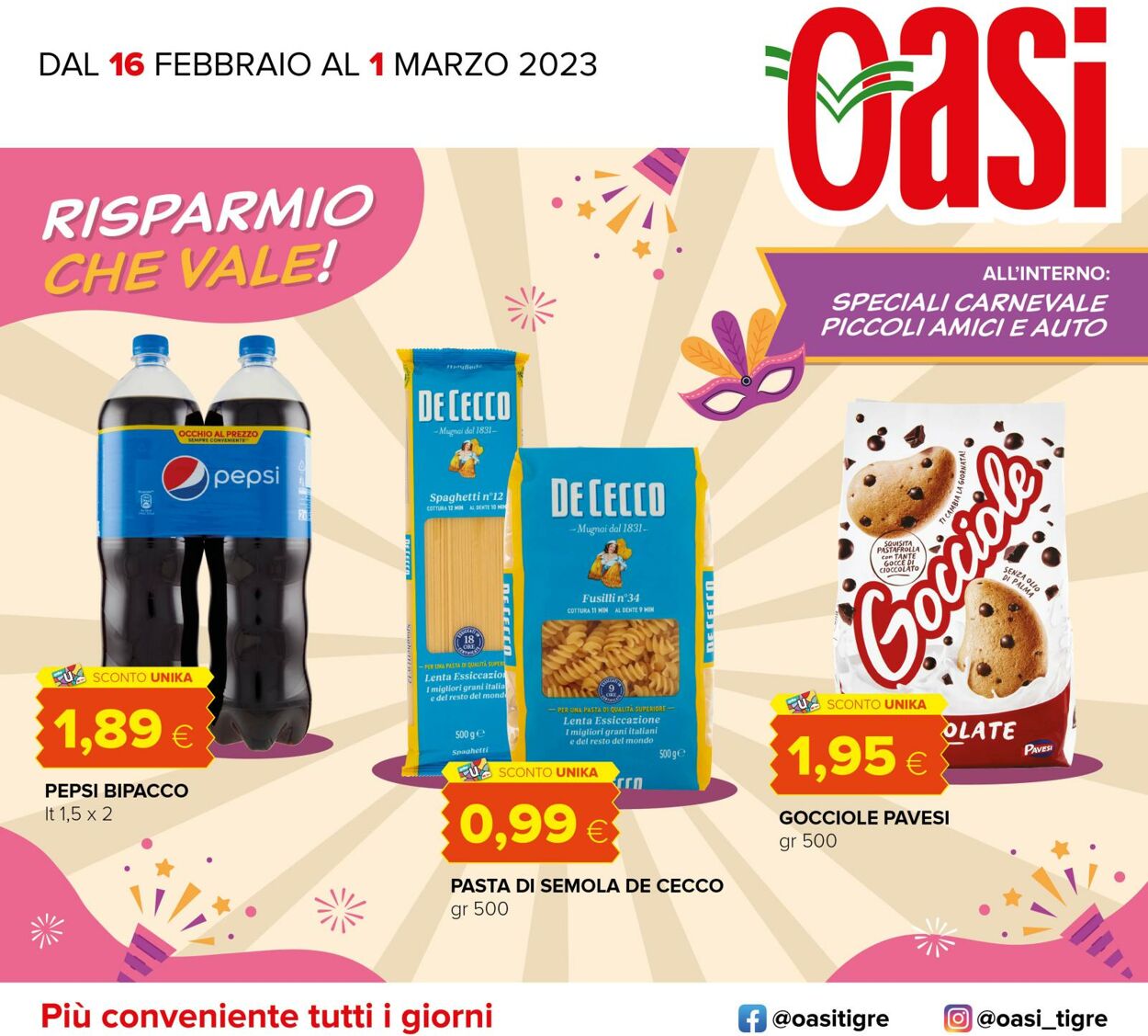 Volantino Oasi Tigre 16.02.2023 - 01.03.2023