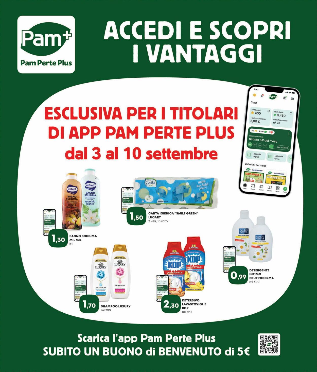 Volantino Pam Panorama 07.08.2025 - 10.09.2025