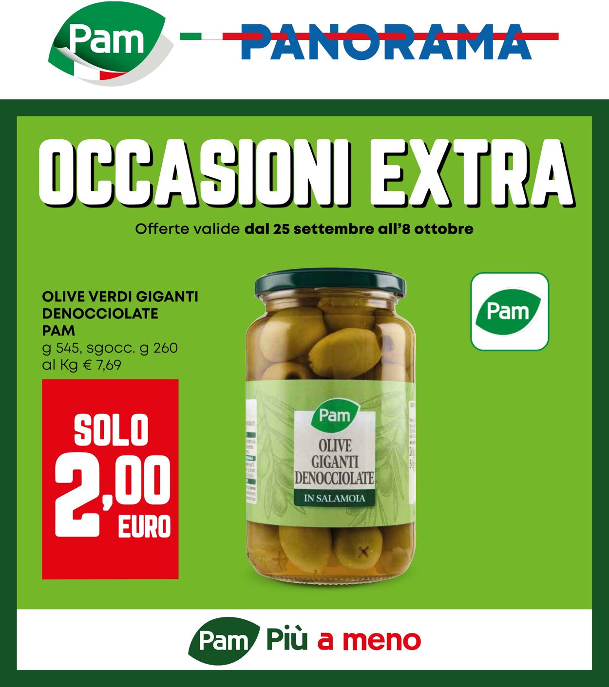 Volantino Pam Panorama 25.09.2025 - 08.10.2025