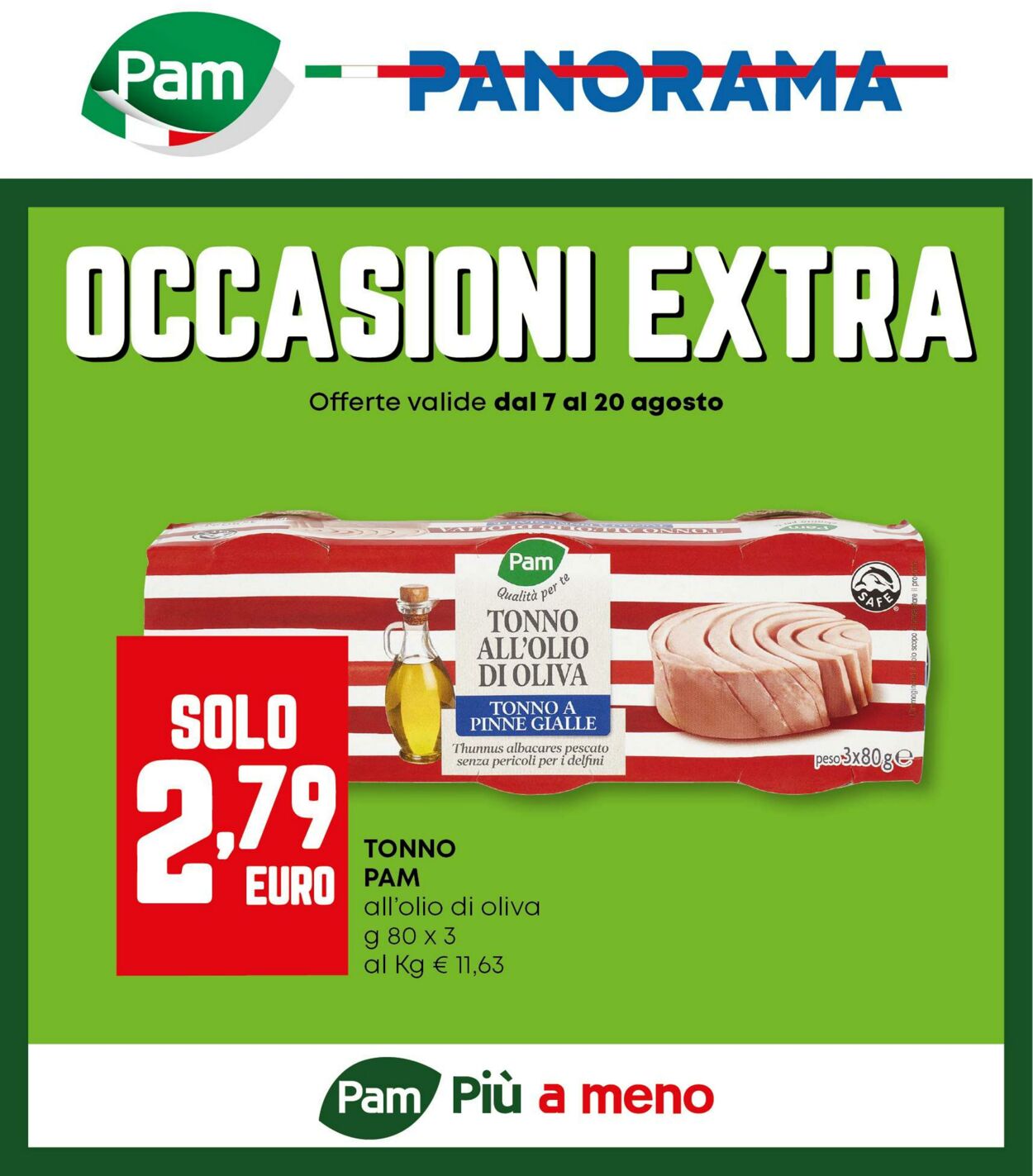 Volantino Pam Panorama 07.08.2025 - 20.08.2025