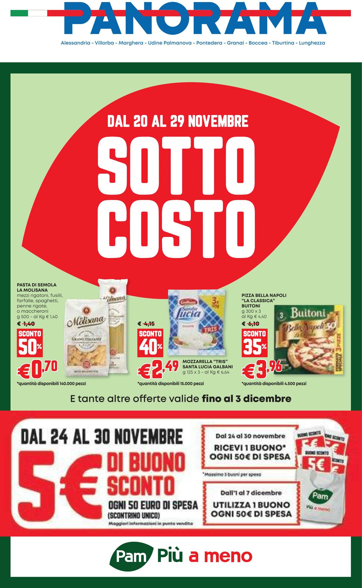 Volantino Pam Panorama 20.11.2025 - 29.11.2025