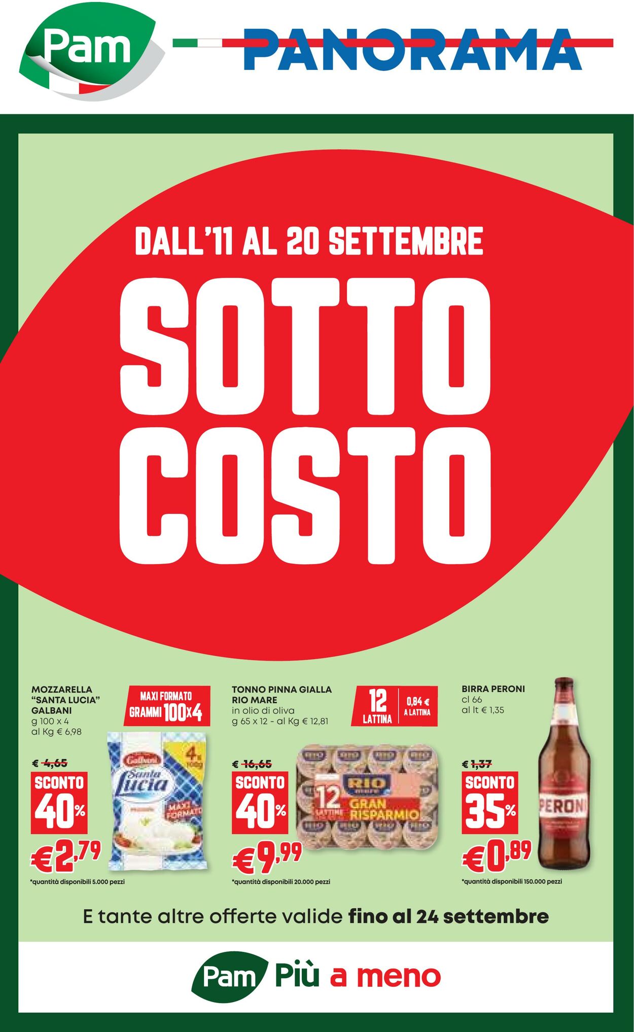 Volantino Pam Panorama 11.09.2025 - 20.09.2025