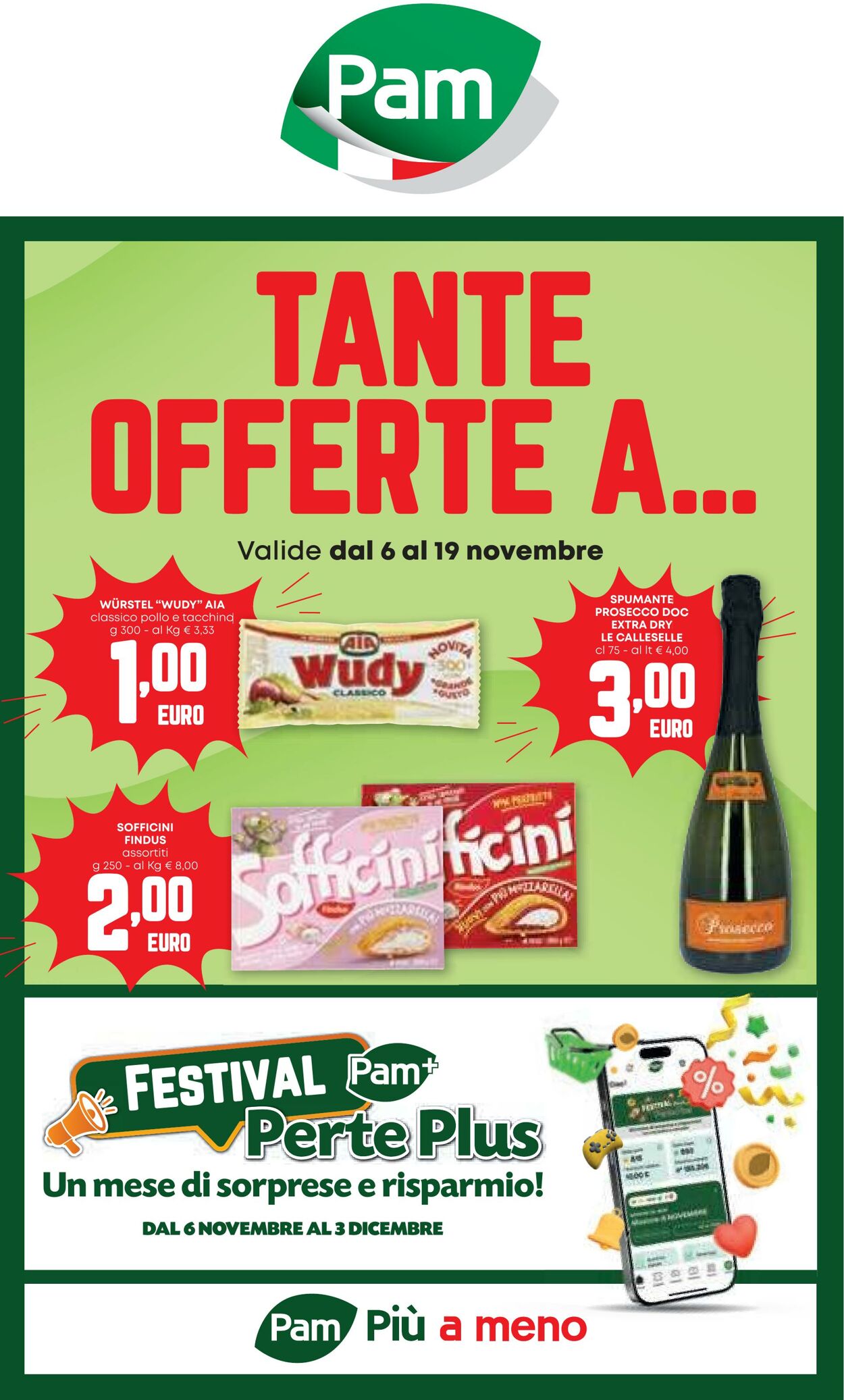 Volantino Pam Panorama 06.11.2025 - 19.11.2025