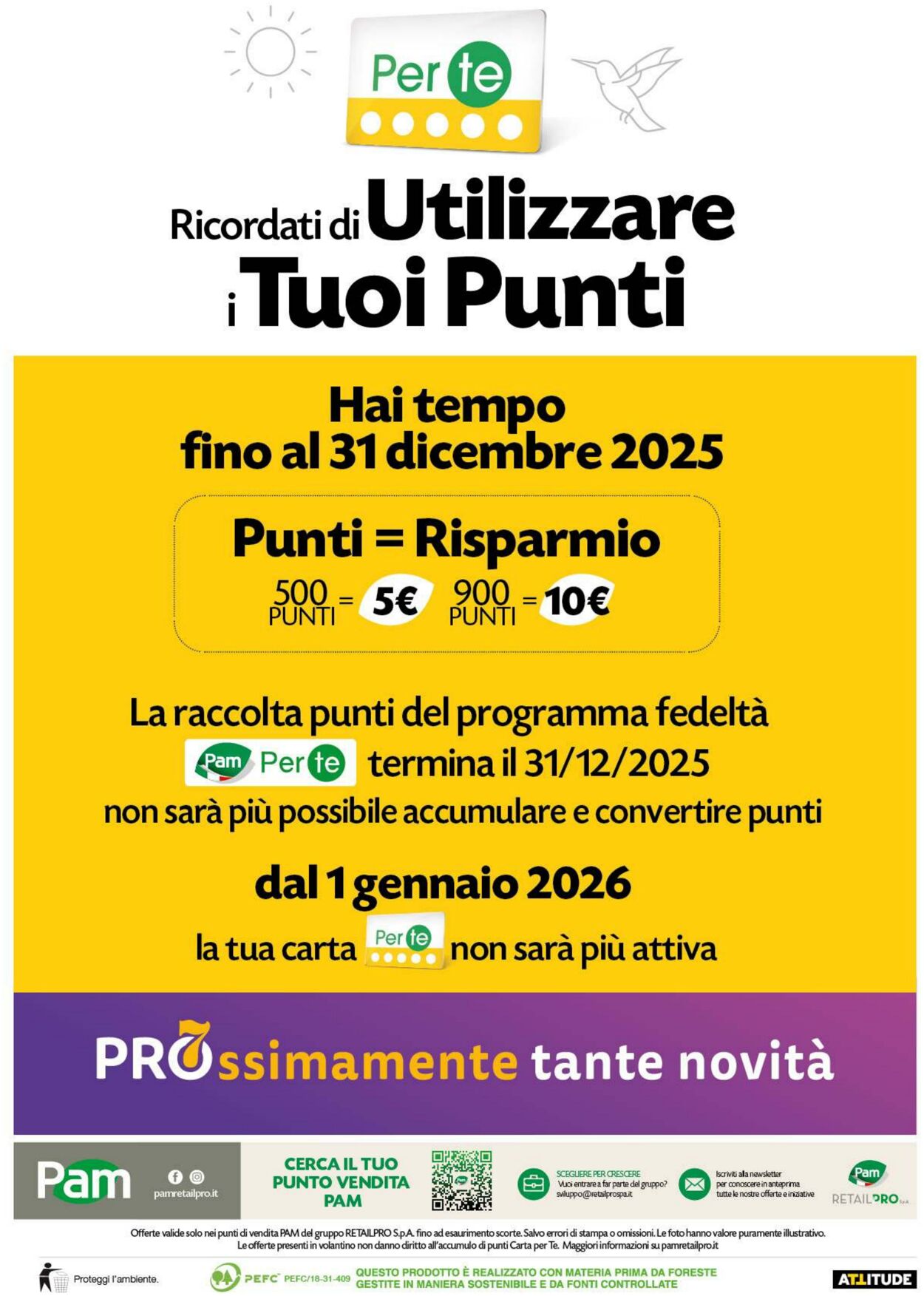 Volantino Pam Panorama 20.11.2025 - 28.11.2025