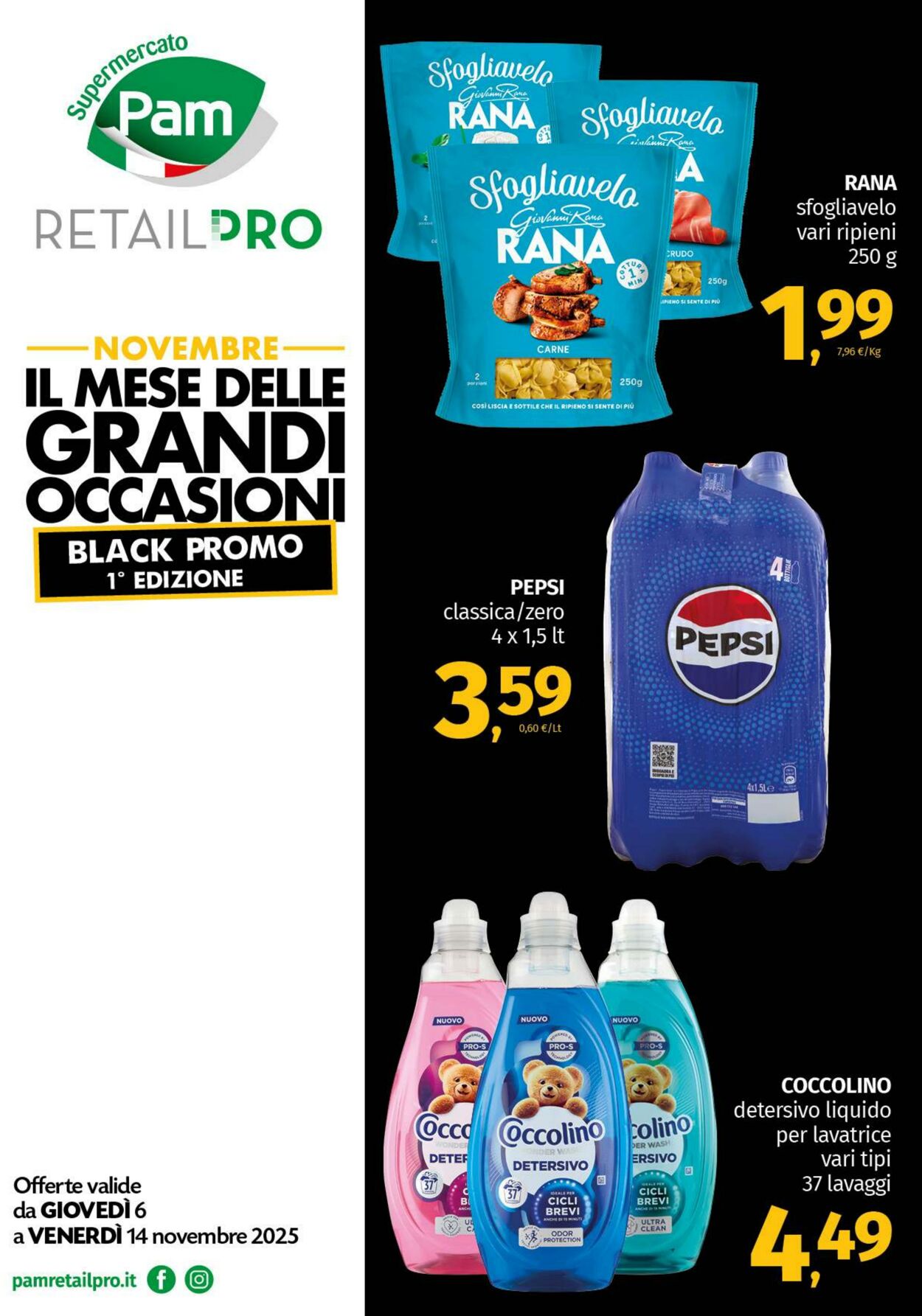 Volantino Pam 06.11.2025 - 14.11.2025