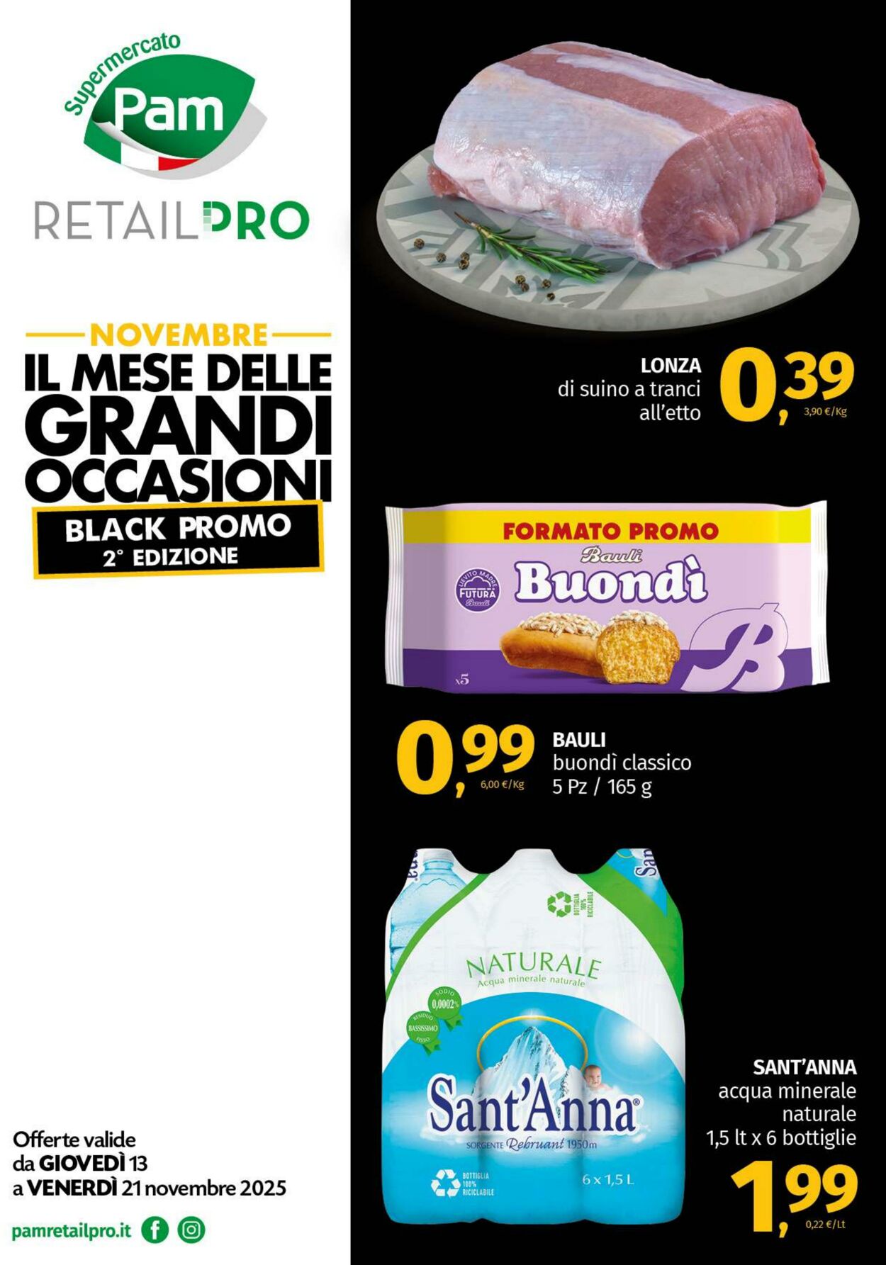Volantino Pam 13.11.2025 - 21.11.2025