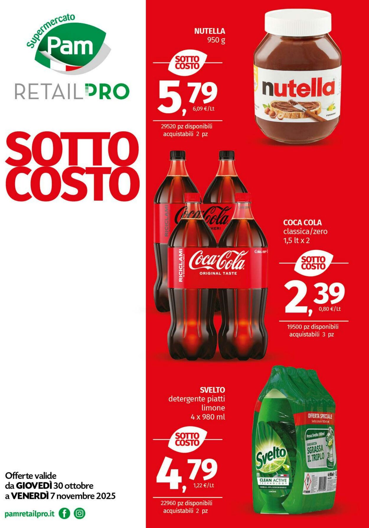 Volantino Pam 30.10.2025 - 07.11.2025