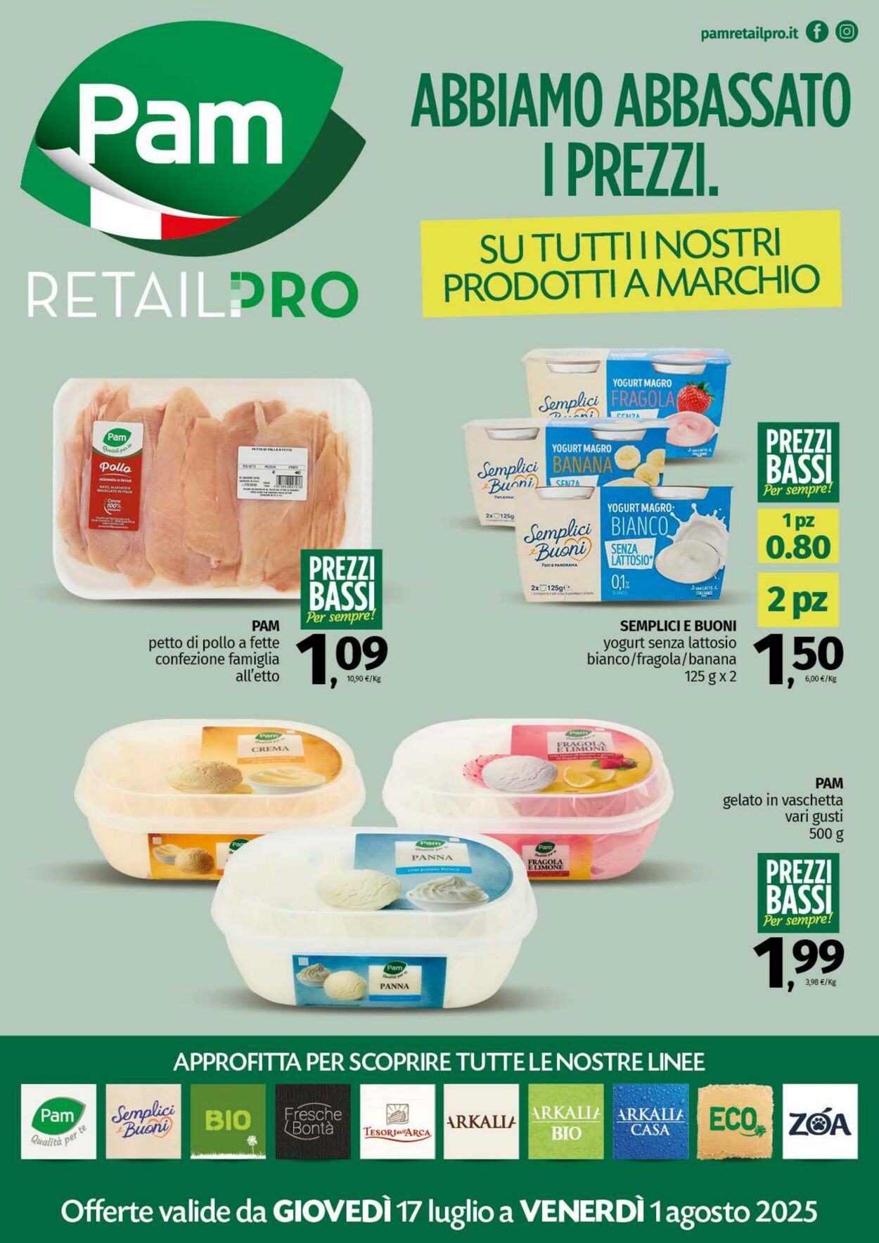 Volantino Pam 17.07.2025 - 01.08.2025