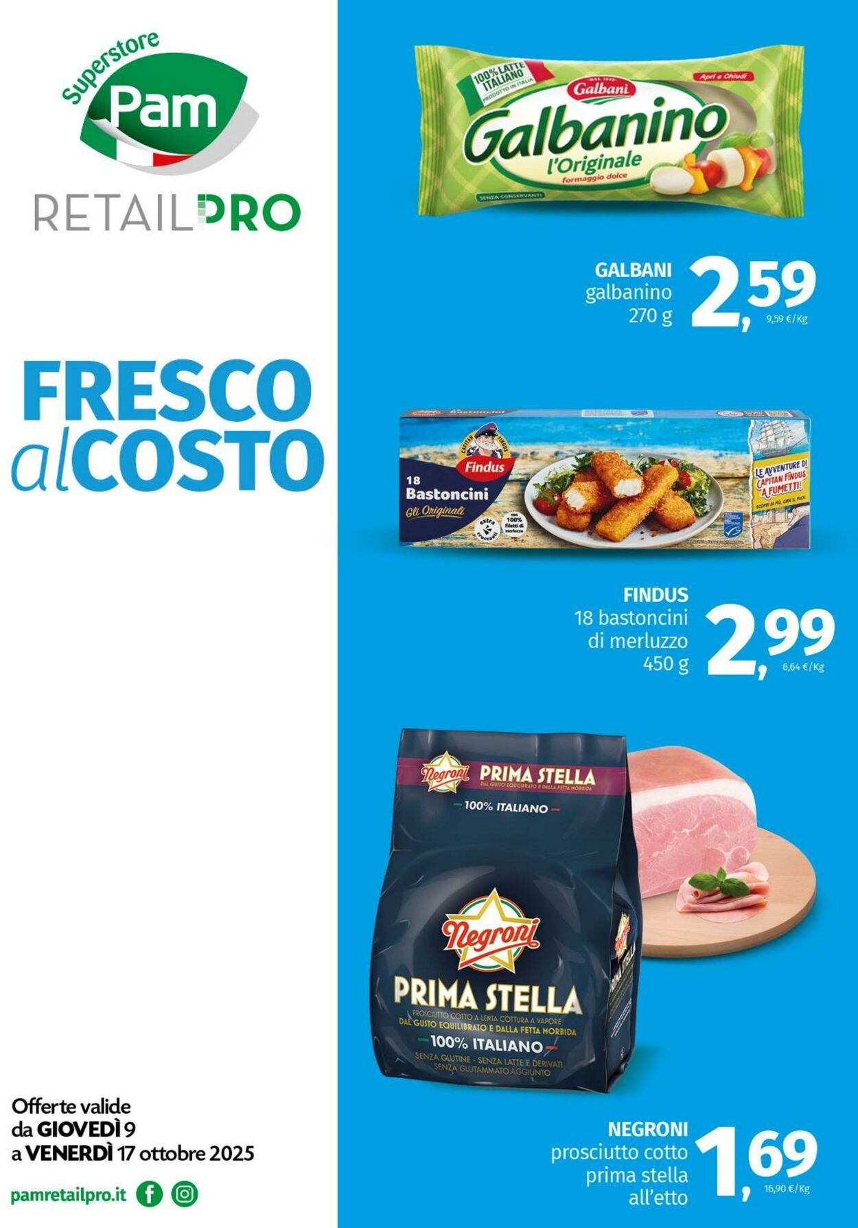 Volantino Pam 09.10.2025 - 17.10.2025
