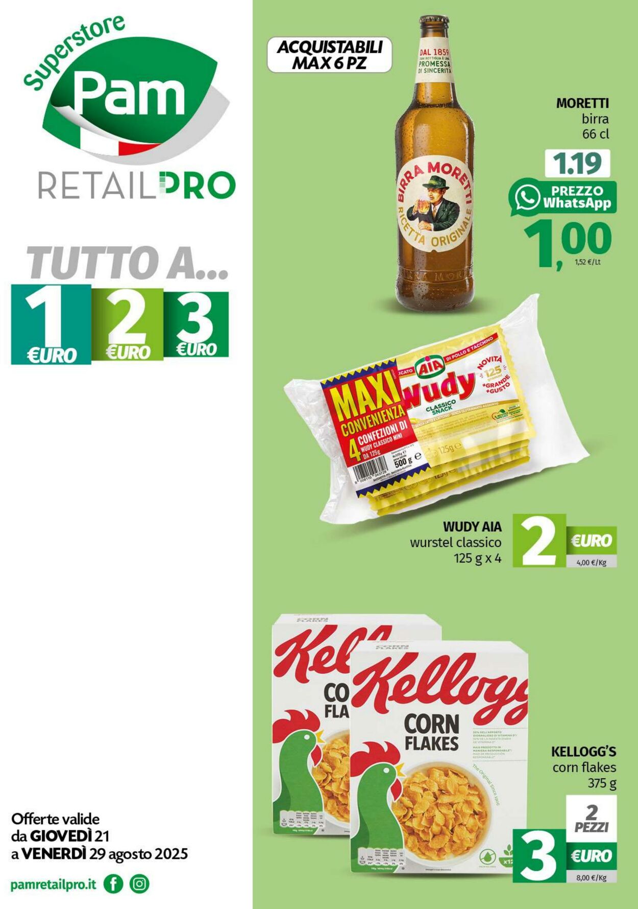 Volantino Pam 21.08.2025 - 29.08.2025
