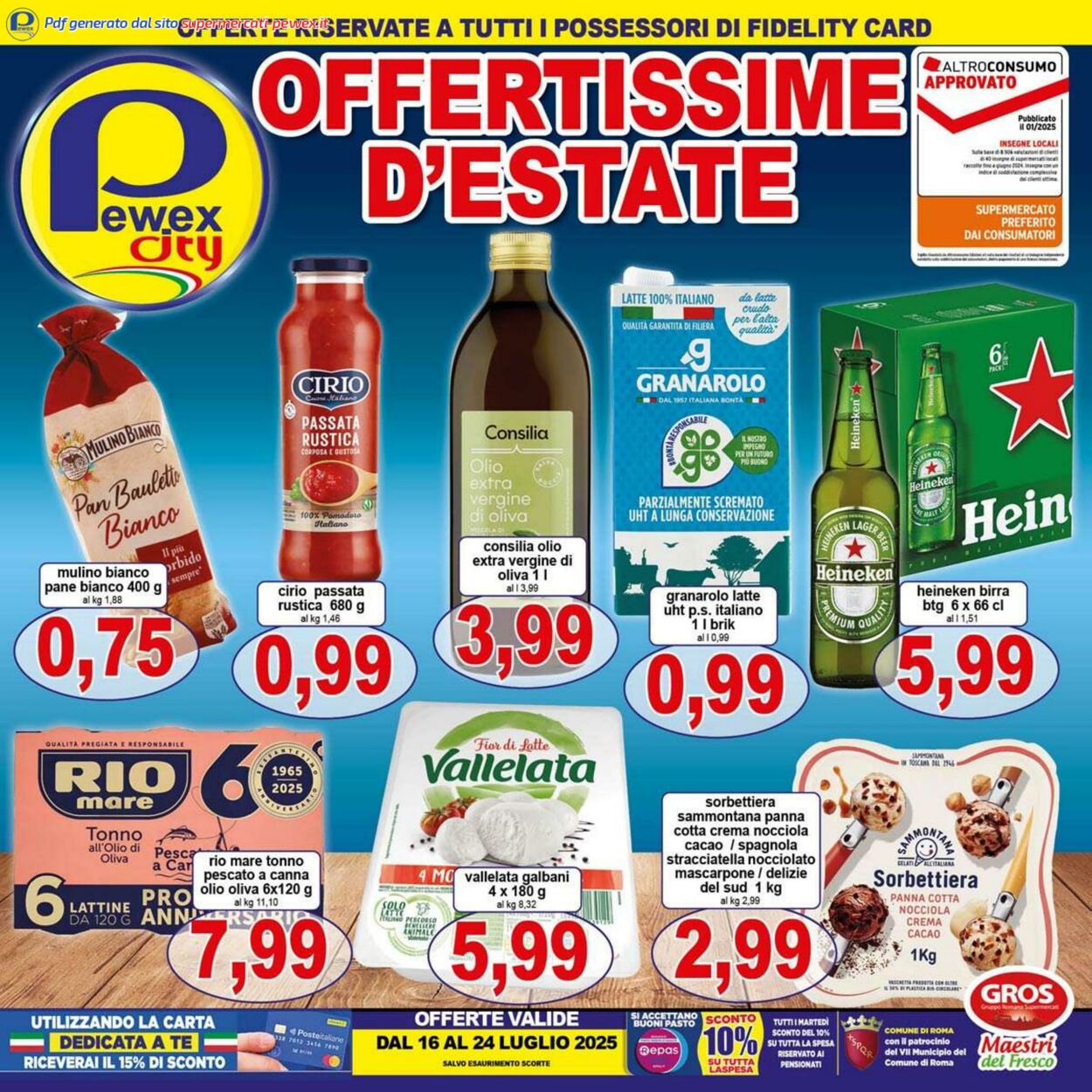 Volantino Pewex 16.07.2025 - 24.07.2025