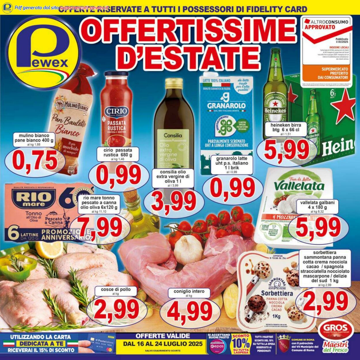 Volantino Pewex 16.07.2025 - 24.07.2025