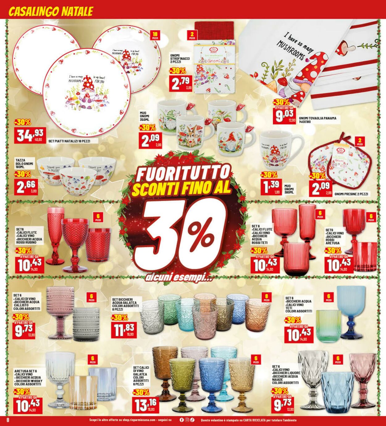Volantino Risparmio Casa 22.12.2025 - 04.01.2026