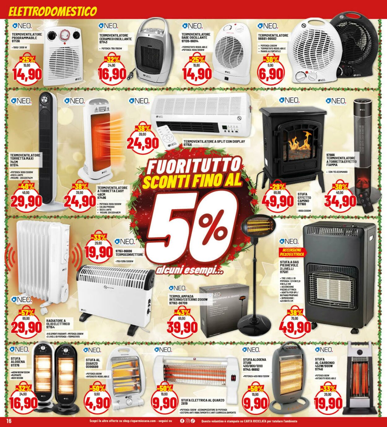 Volantino Risparmio Casa 22.12.2025 - 04.01.2026