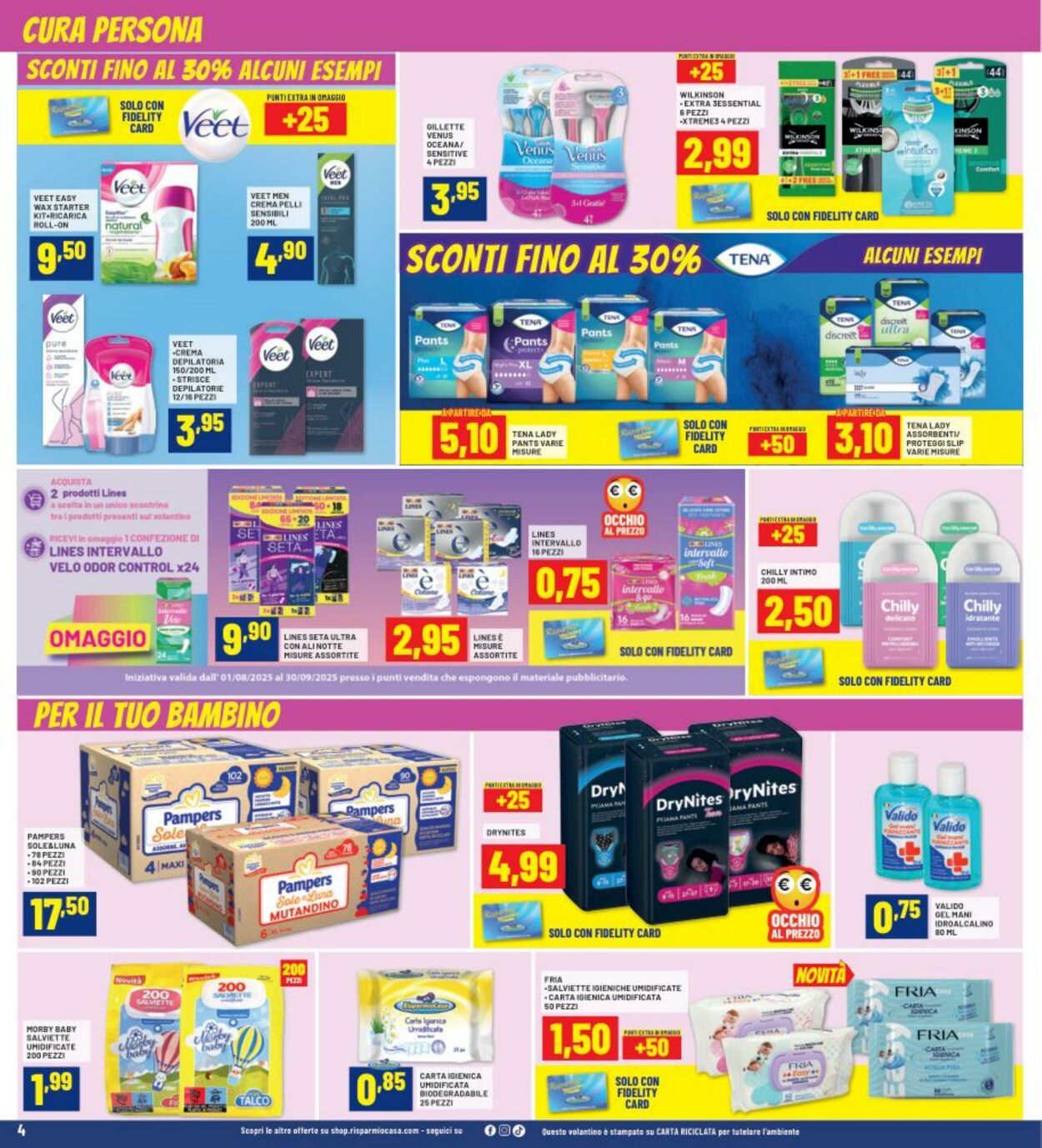 Volantino Risparmio Casa 28.08.2025 - 13.09.2025