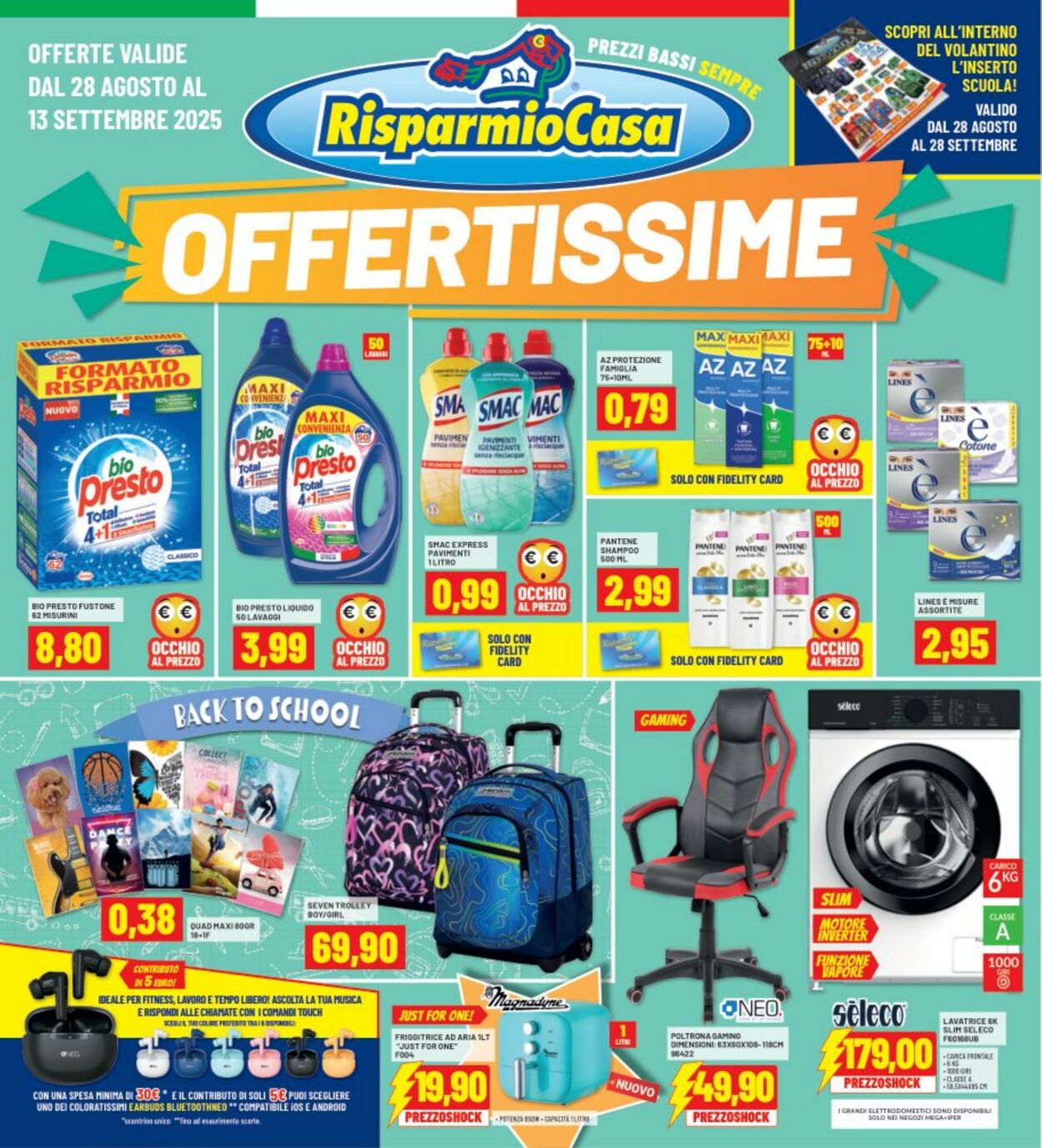 Volantino Risparmio Casa 28.08.2025 - 13.09.2025
