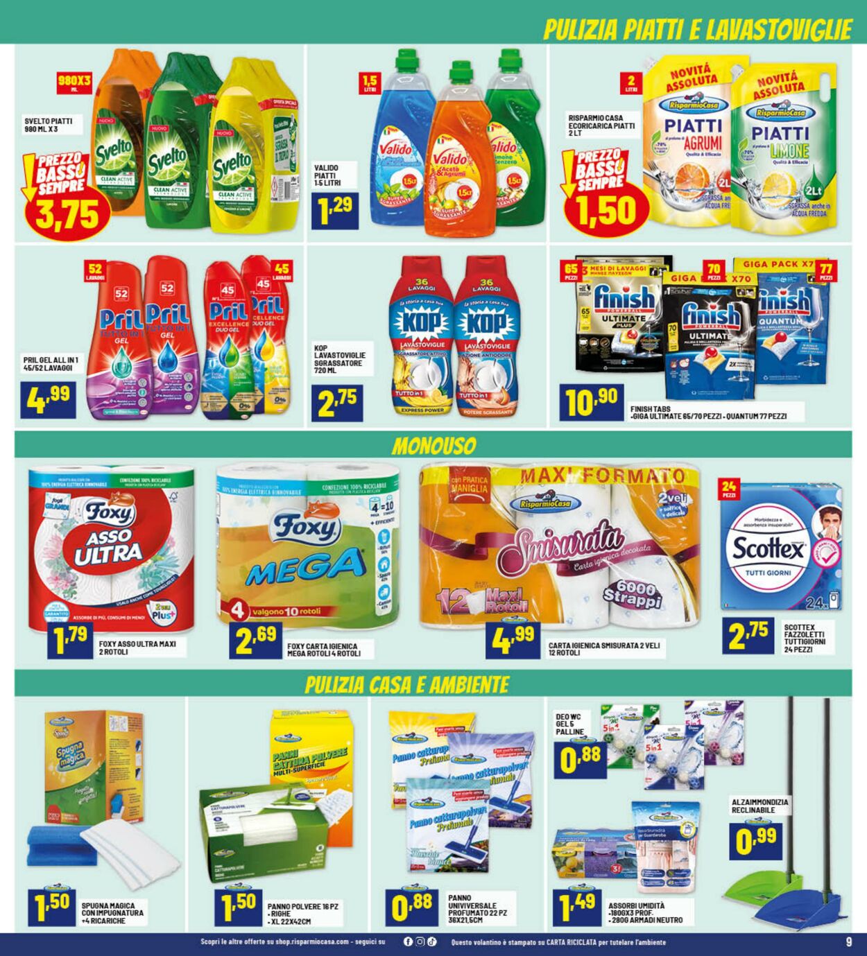 Volantino Risparmio Casa 20.10.2025 - 26.10.2025