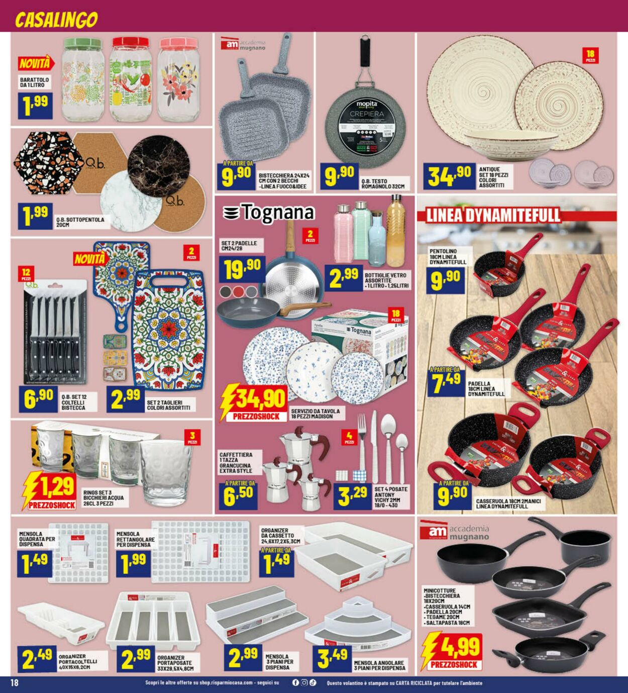 Volantino Risparmio Casa 20.10.2025 - 26.10.2025