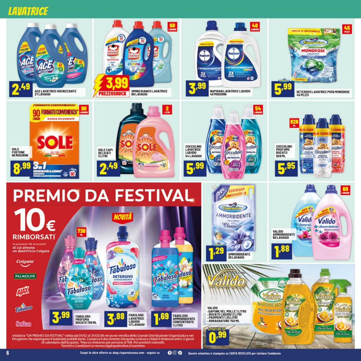 Volantino Risparmio Casa 23.02.2026 - 01.03.2026