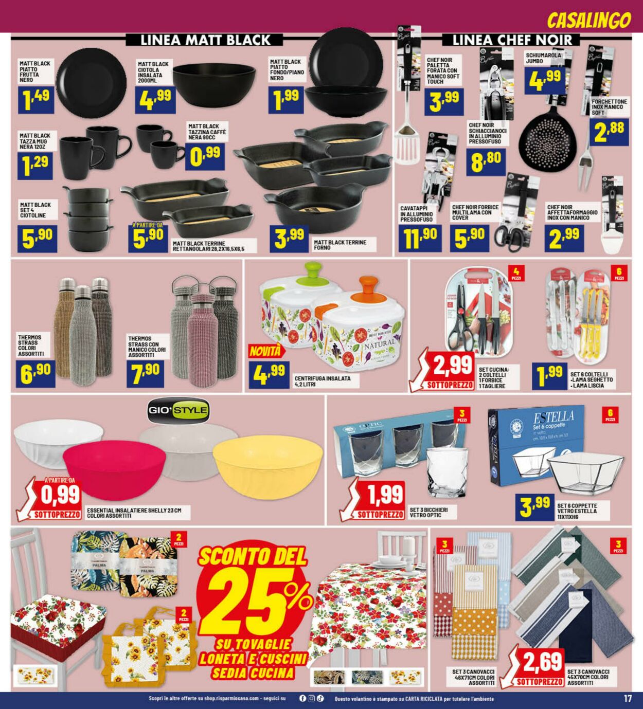 Volantino Risparmio Casa 22.09.2025 - 28.09.2025
