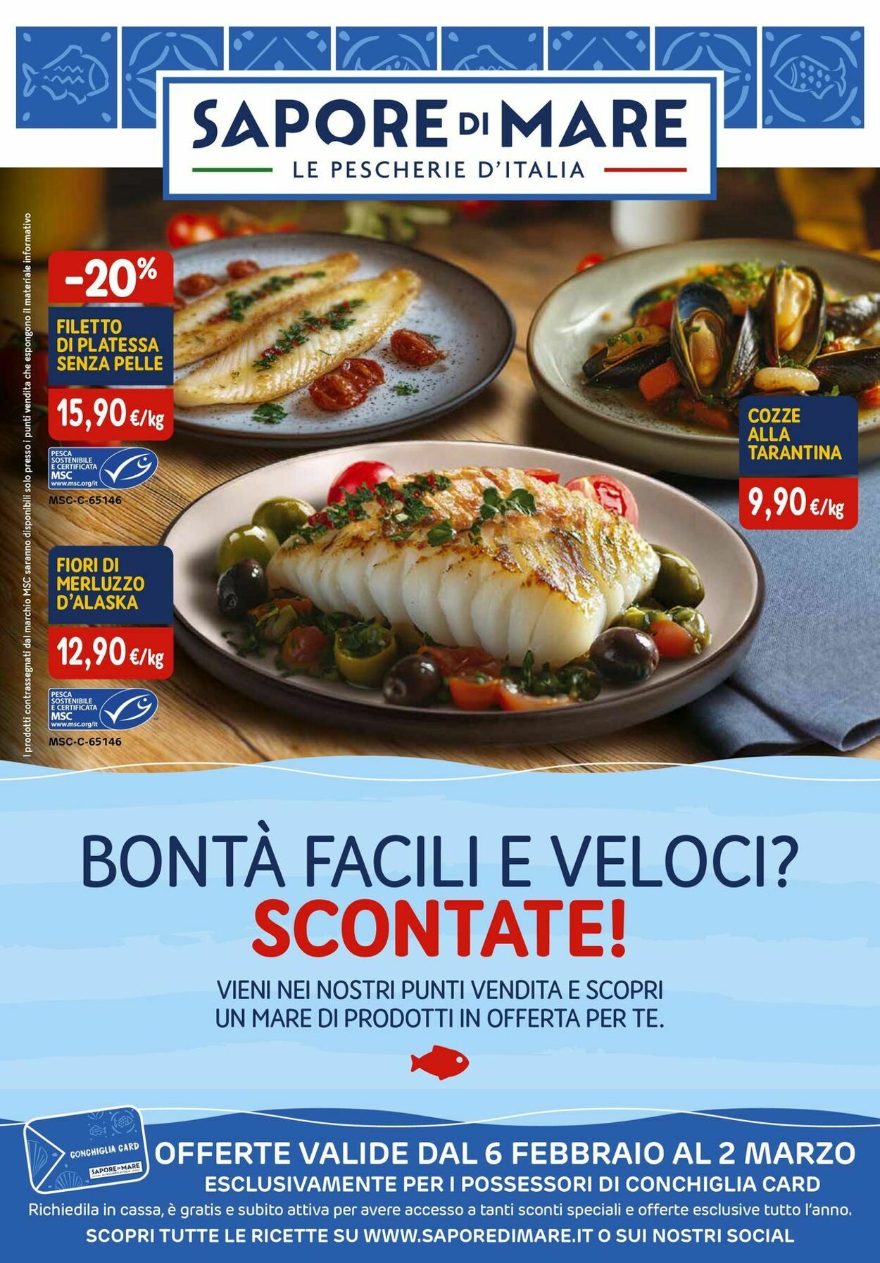 Volantino Sapore di Mare 06.02.2025 - 02.03.2025