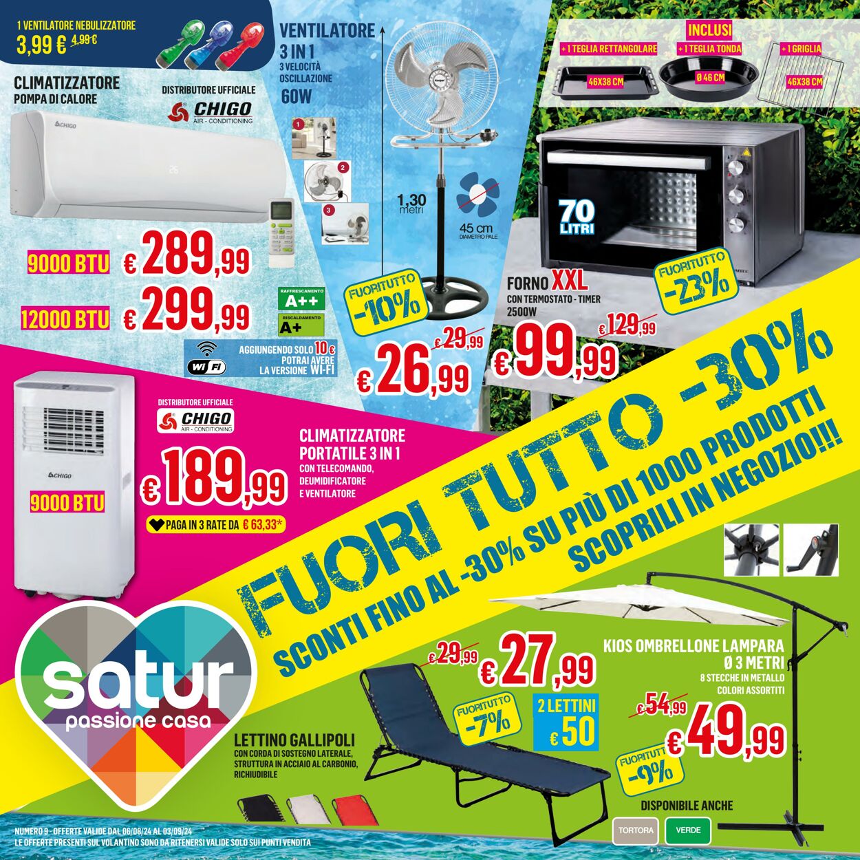 Volantino Satur 06.08.2024 - 03.09.2024