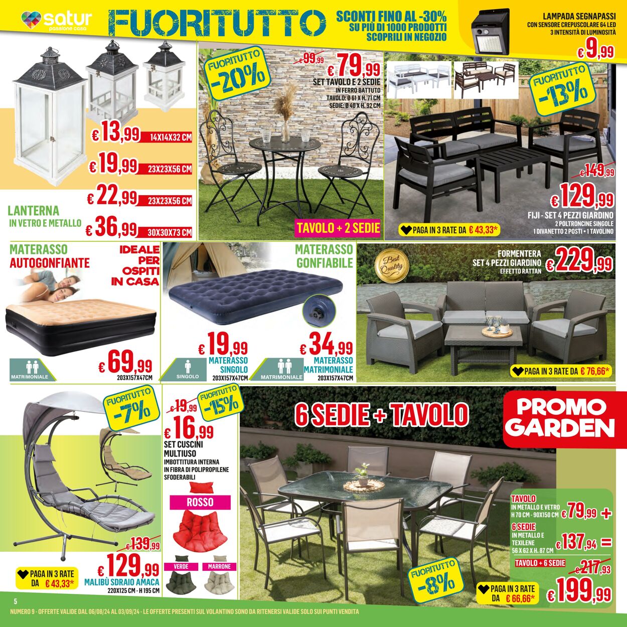 Volantino Satur 06.08.2024 - 03.09.2024