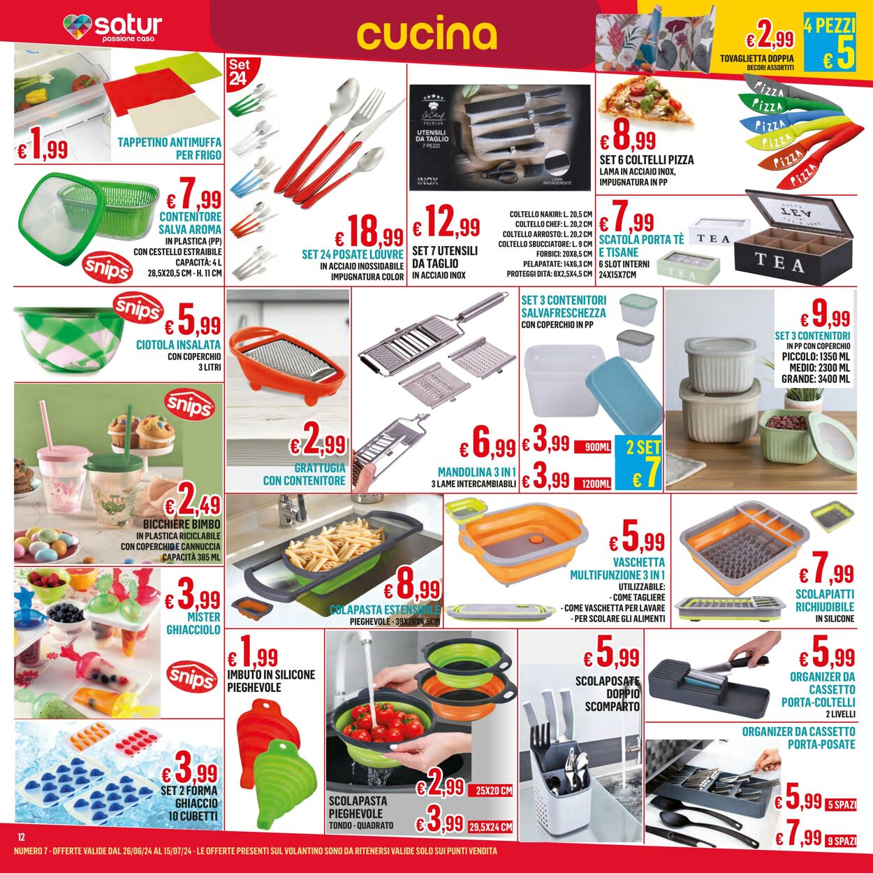 Volantino Satur 26.06.2024 - 15.07.2024