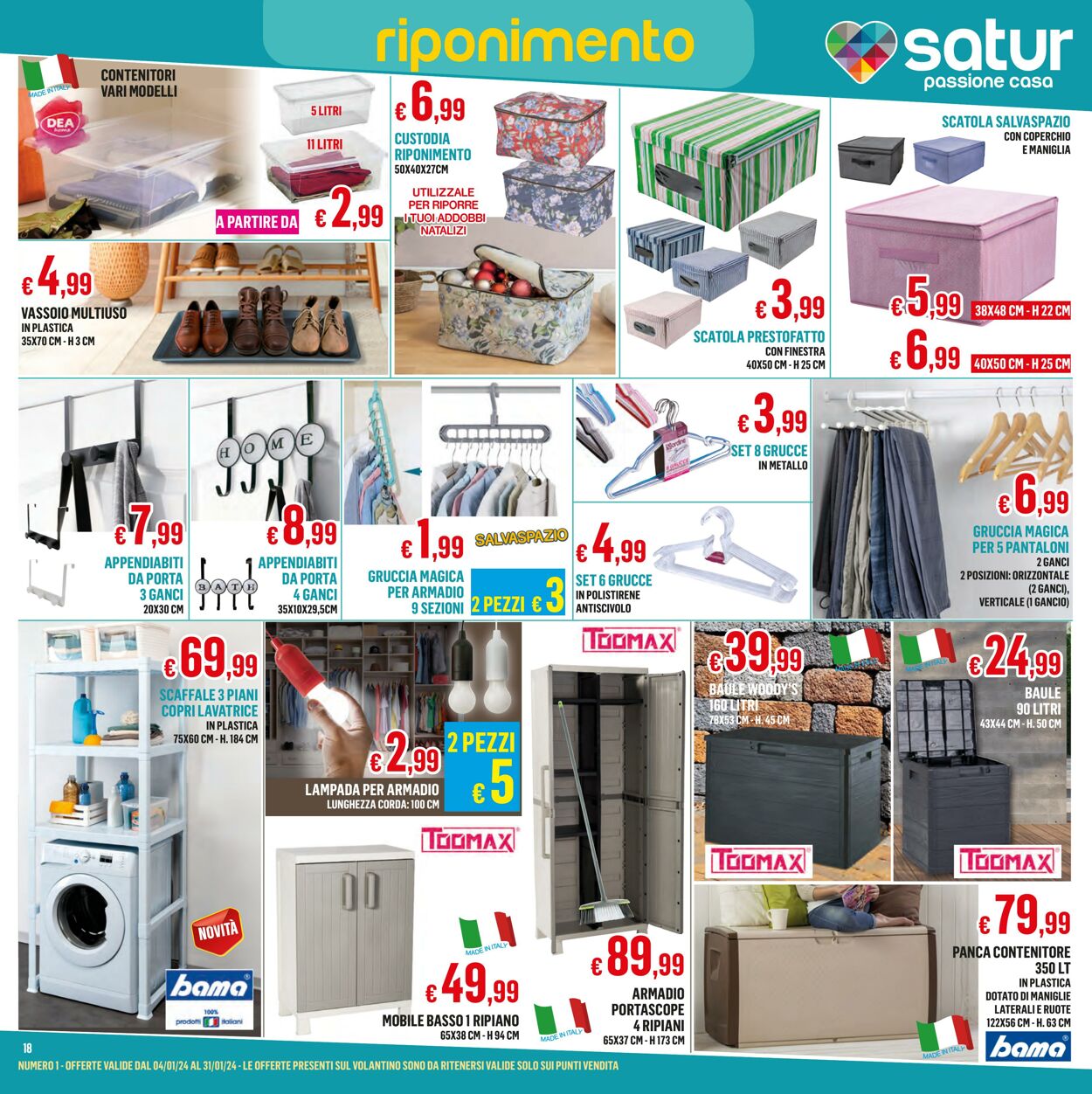 Volantino Satur 04.01.2024 - 31.01.2024