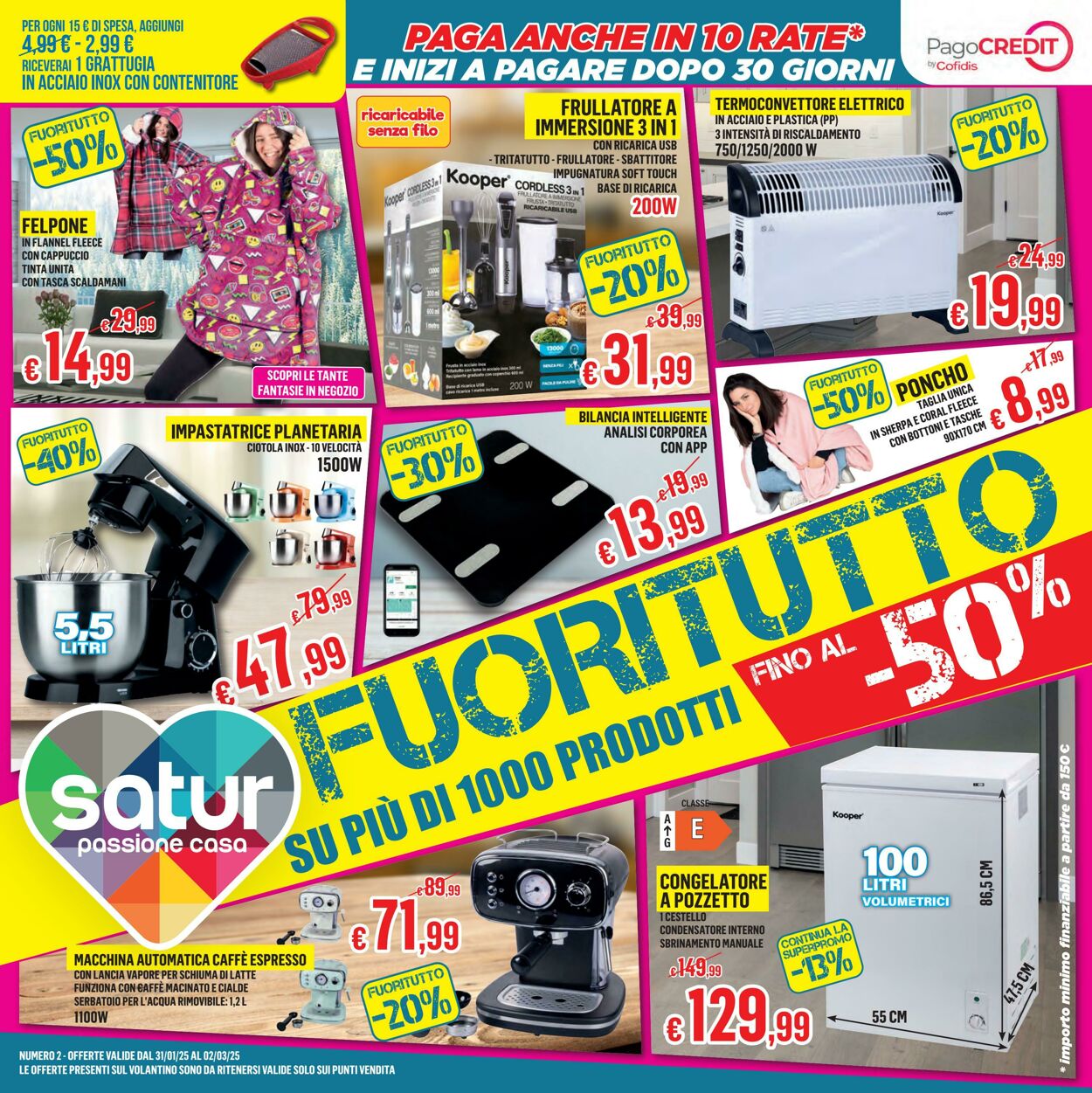 Volantino Satur 31.01.2025 - 02.03.2025