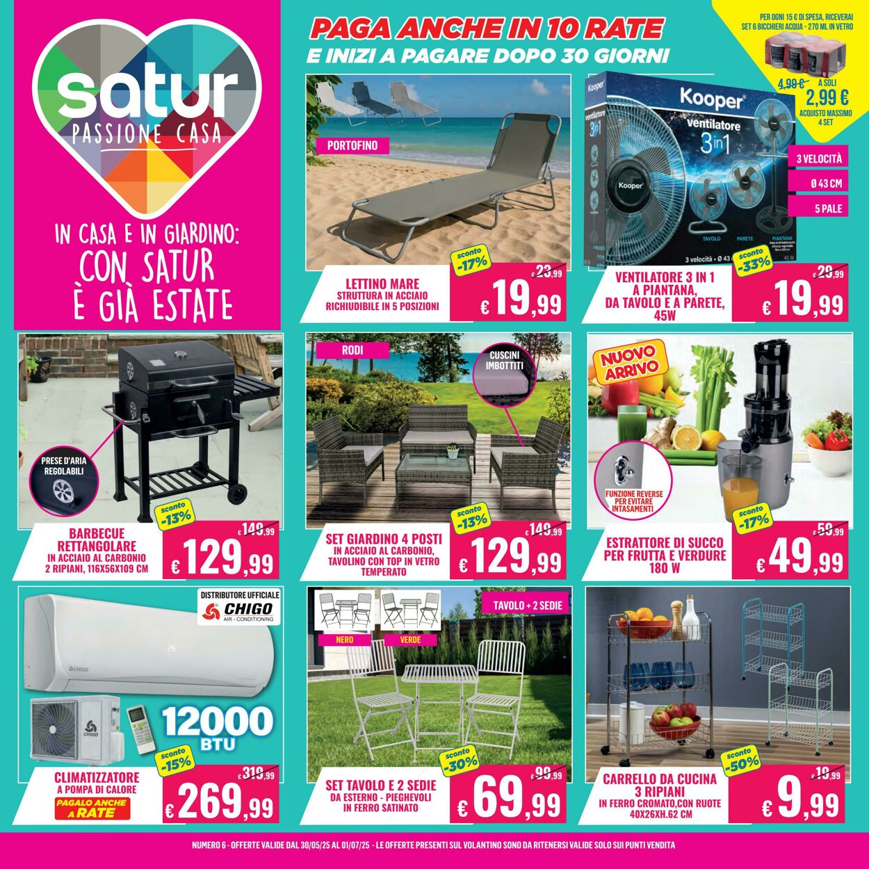 Volantino Satur 30.05.2025 - 01.07.2025