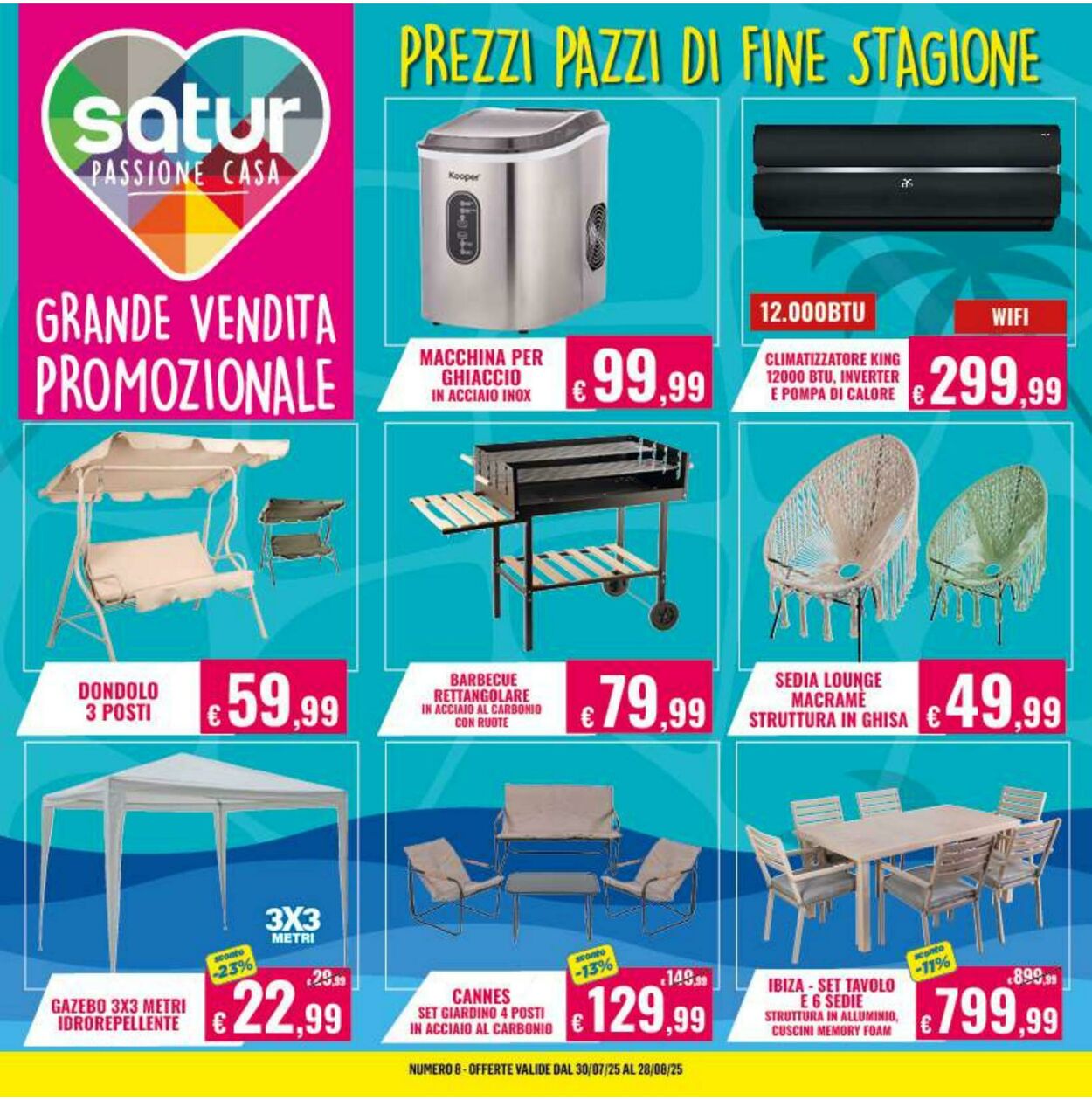 Volantino Satur 30.07.2025 - 28.08.2025