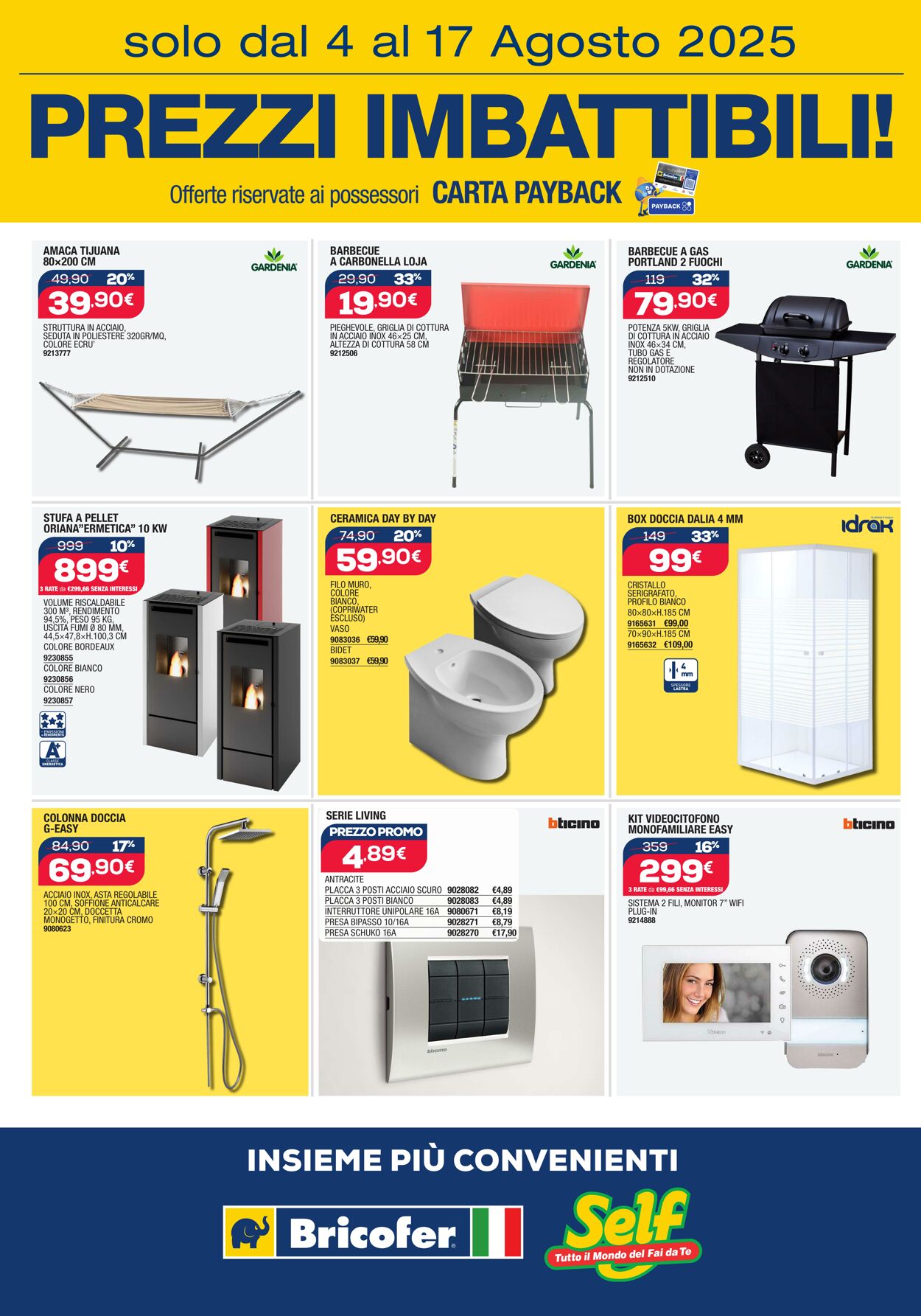 Volantino Self 04.08.2025 - 17.08.2025