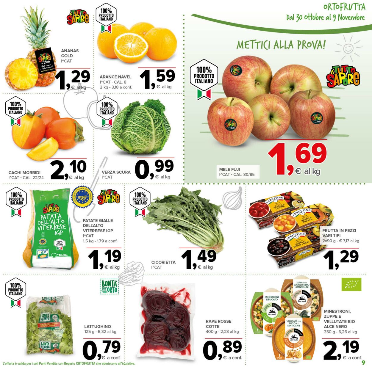Volantino Todis 30.10.2025 - 09.11.2025
