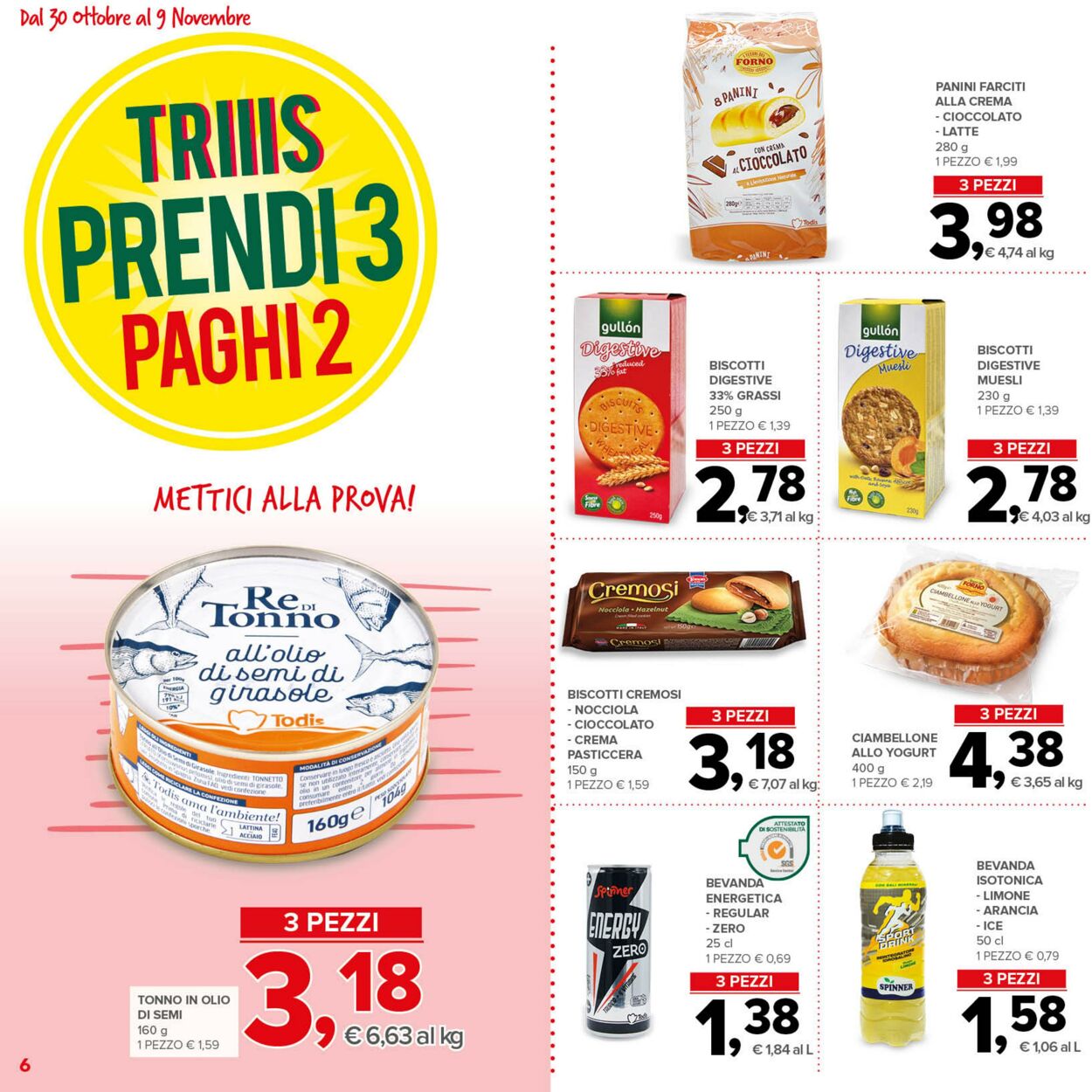 Volantino Todis 30.10.2025 - 09.11.2025