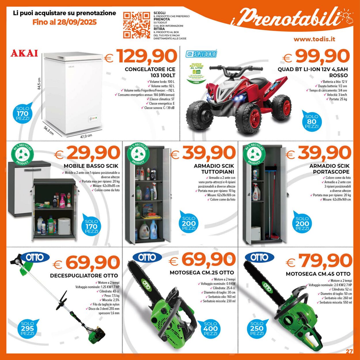 Volantino Todis 18.09.2025 - 28.09.2025