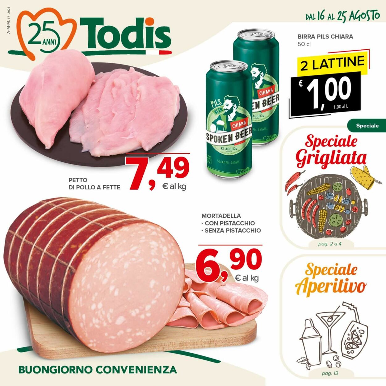 Volantino Todis 16.08.2024 - 25.08.2024