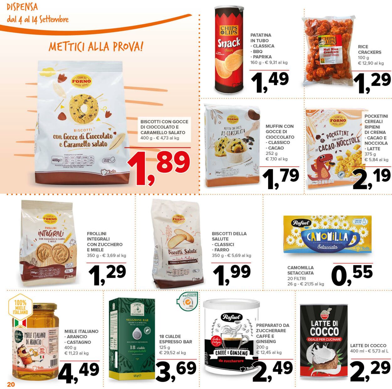 Volantino Todis 04.09.2025 - 14.09.2025