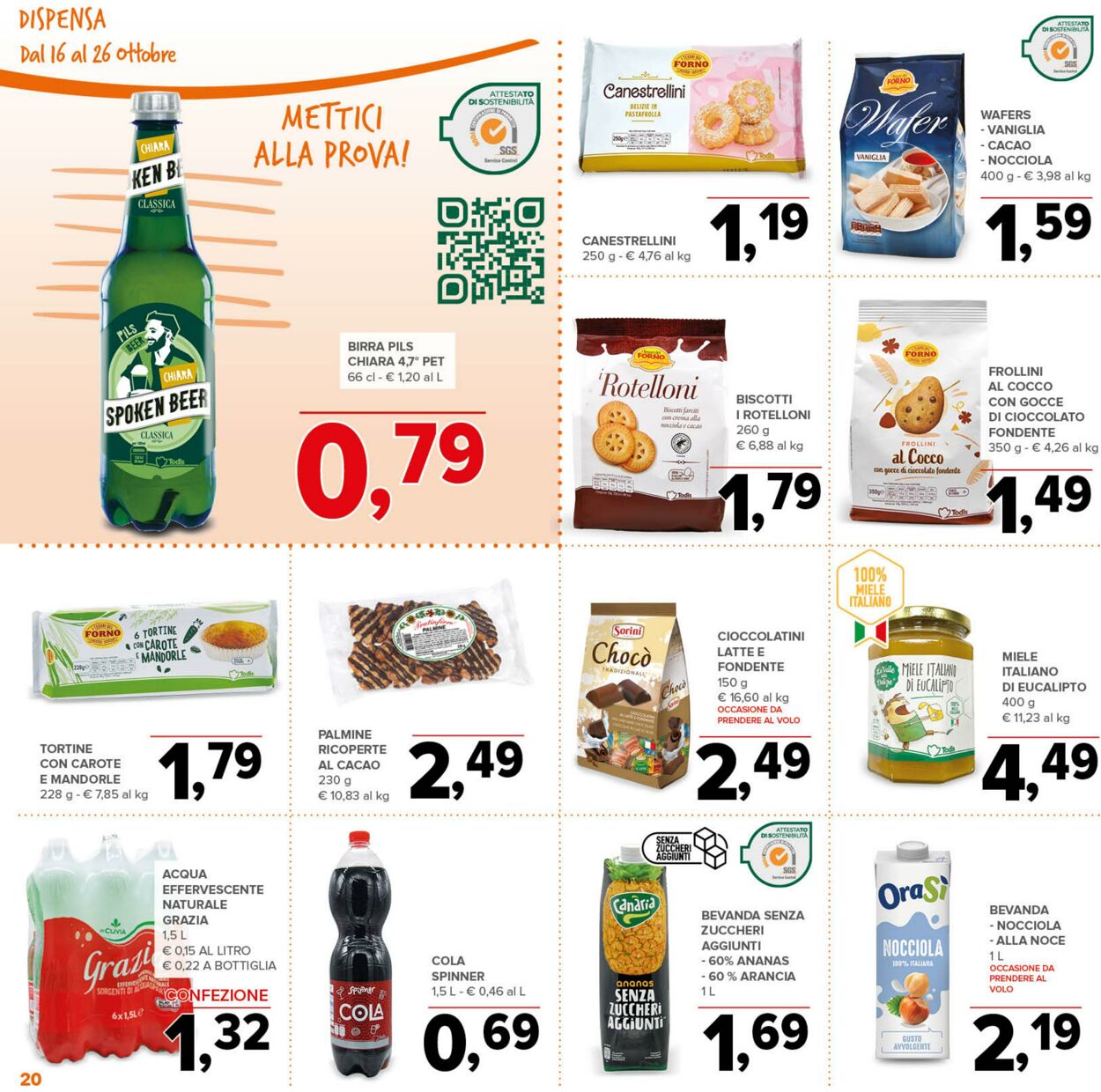 Volantino Todis 16.10.2025 - 26.10.2025