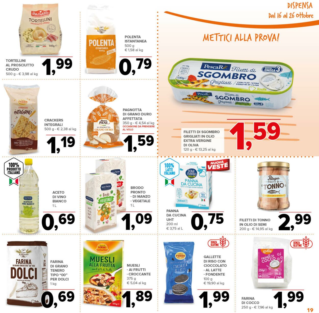 Volantino Todis 16.10.2025 - 26.10.2025
