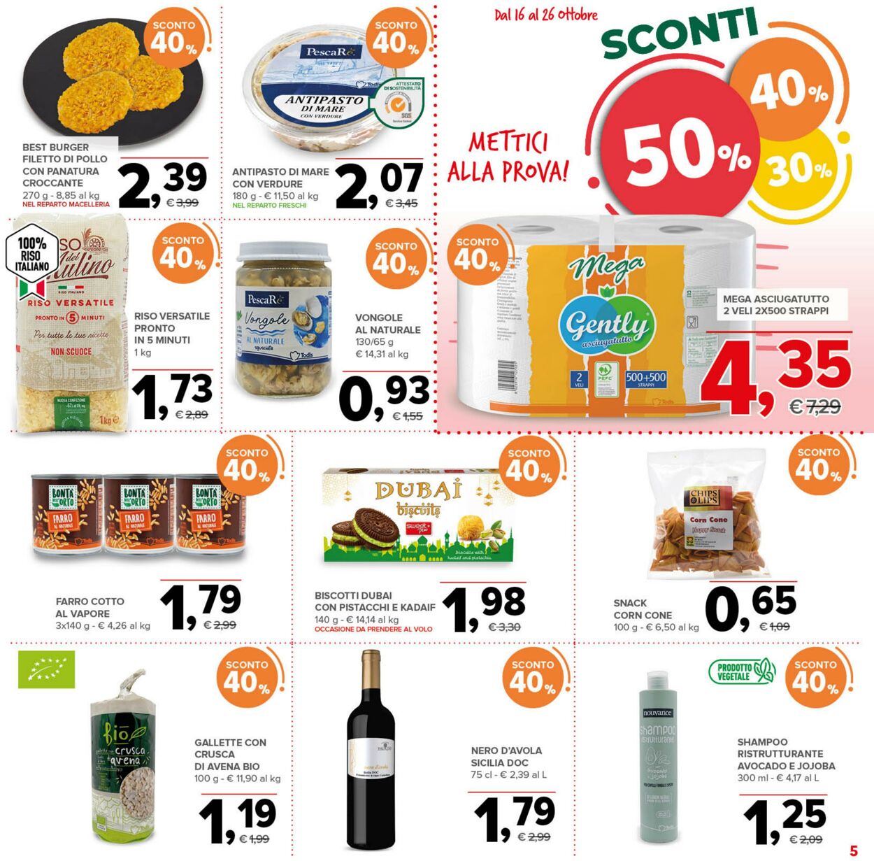 Volantino Todis 16.10.2025 - 26.10.2025
