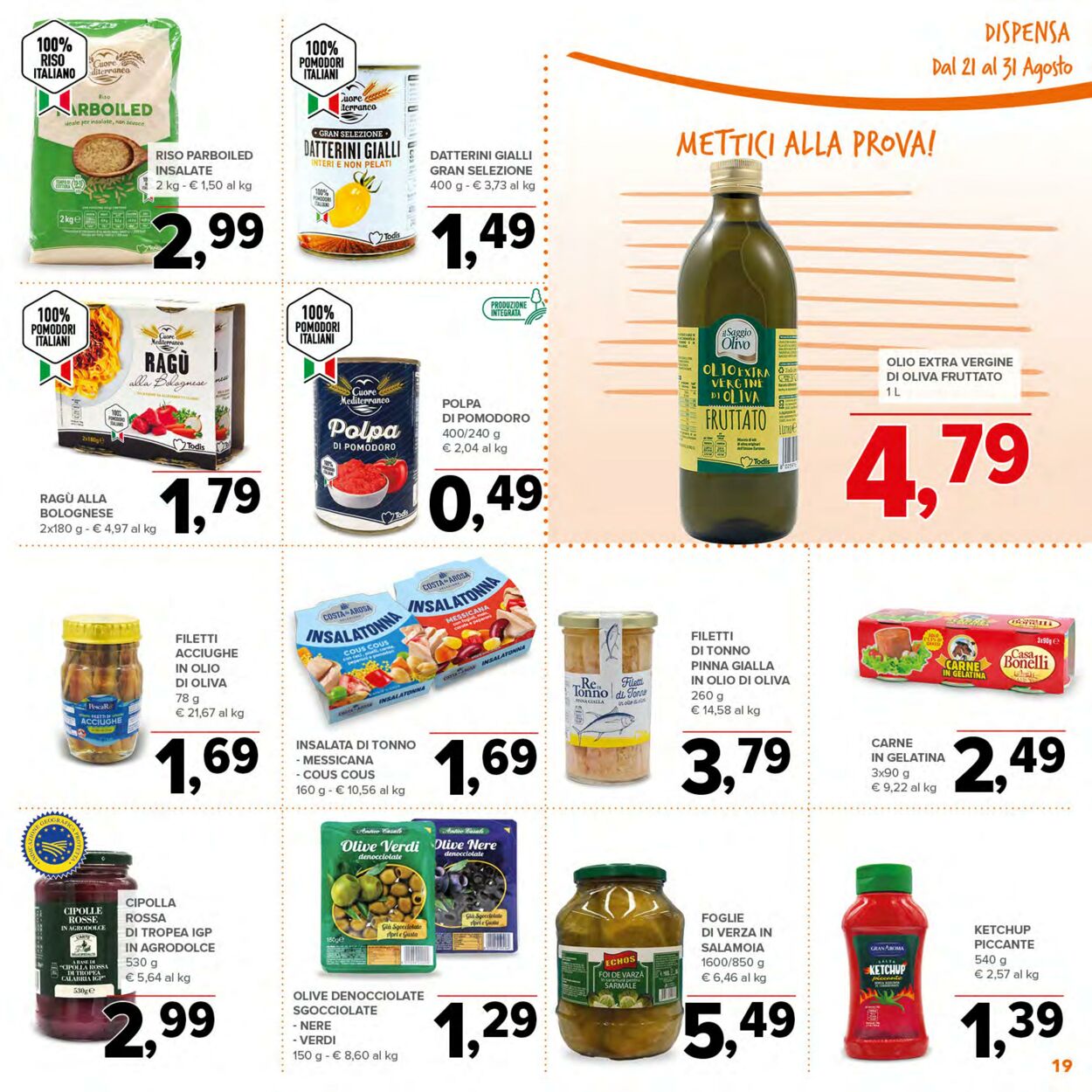 Volantino Todis 21.08.2025 - 31.08.2025