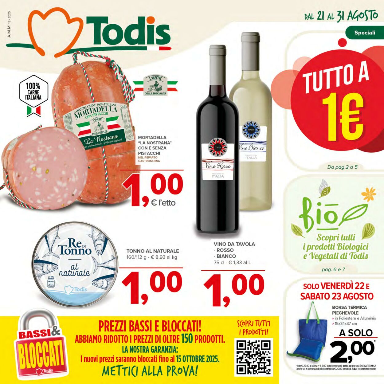 Volantino Todis 21.08.2025 - 31.08.2025